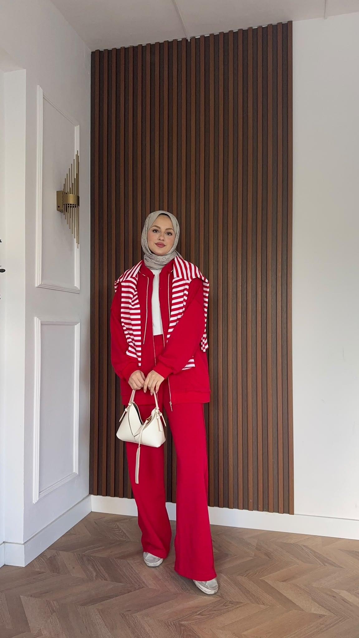 MEYSADESIGN PANTOLON TAKIM Pera İkili Spor Takım Kırmızı
