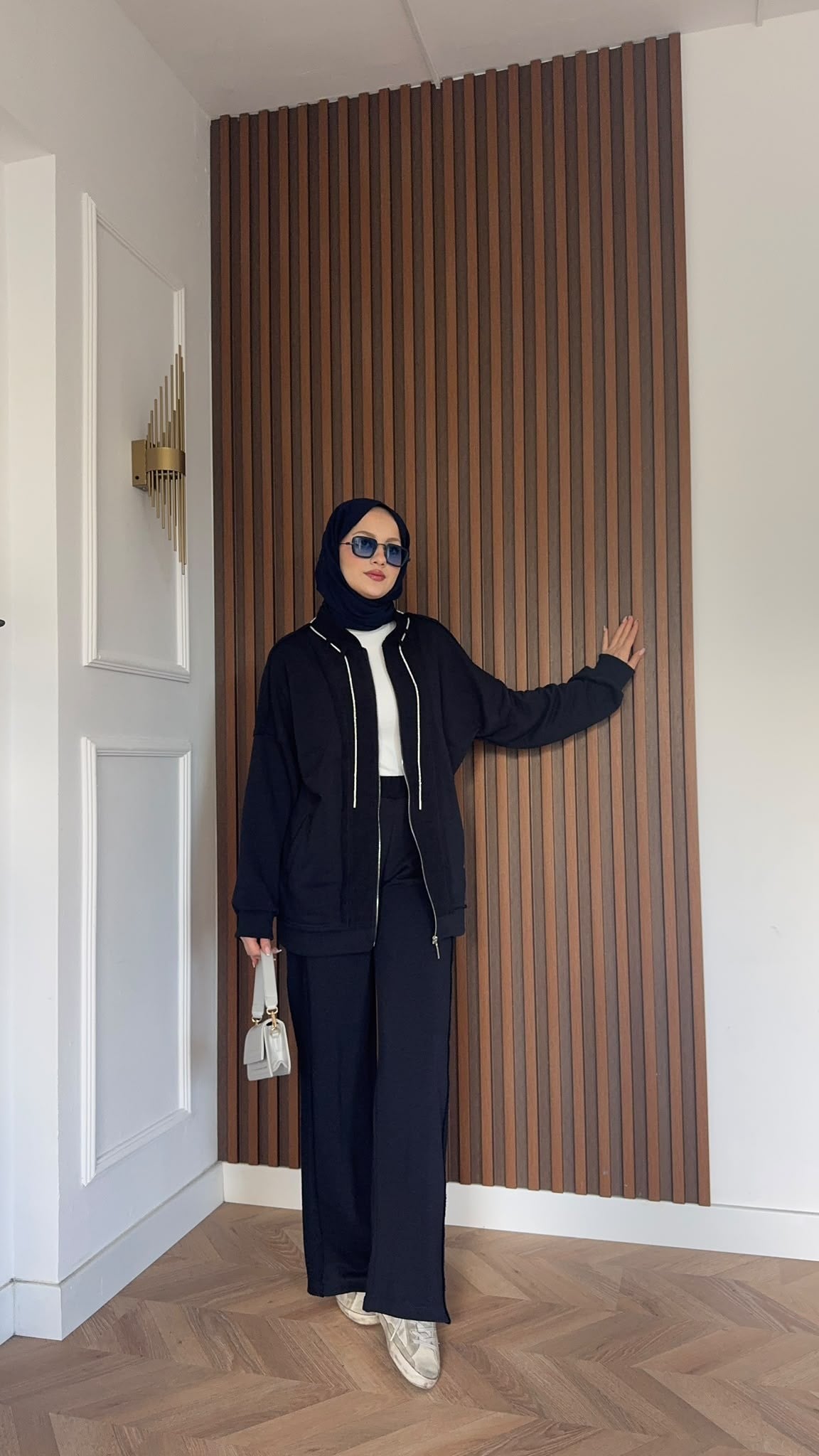 MEYSADESIGN PANTOLON TAKIM Pera İkili Spor Takım Lacivert