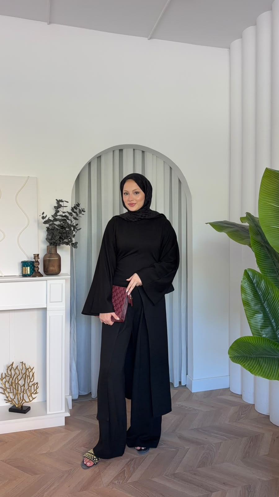 MEYSADESIGN PANTOLON TAKIM Polen Oysh İkili Takım Siyah