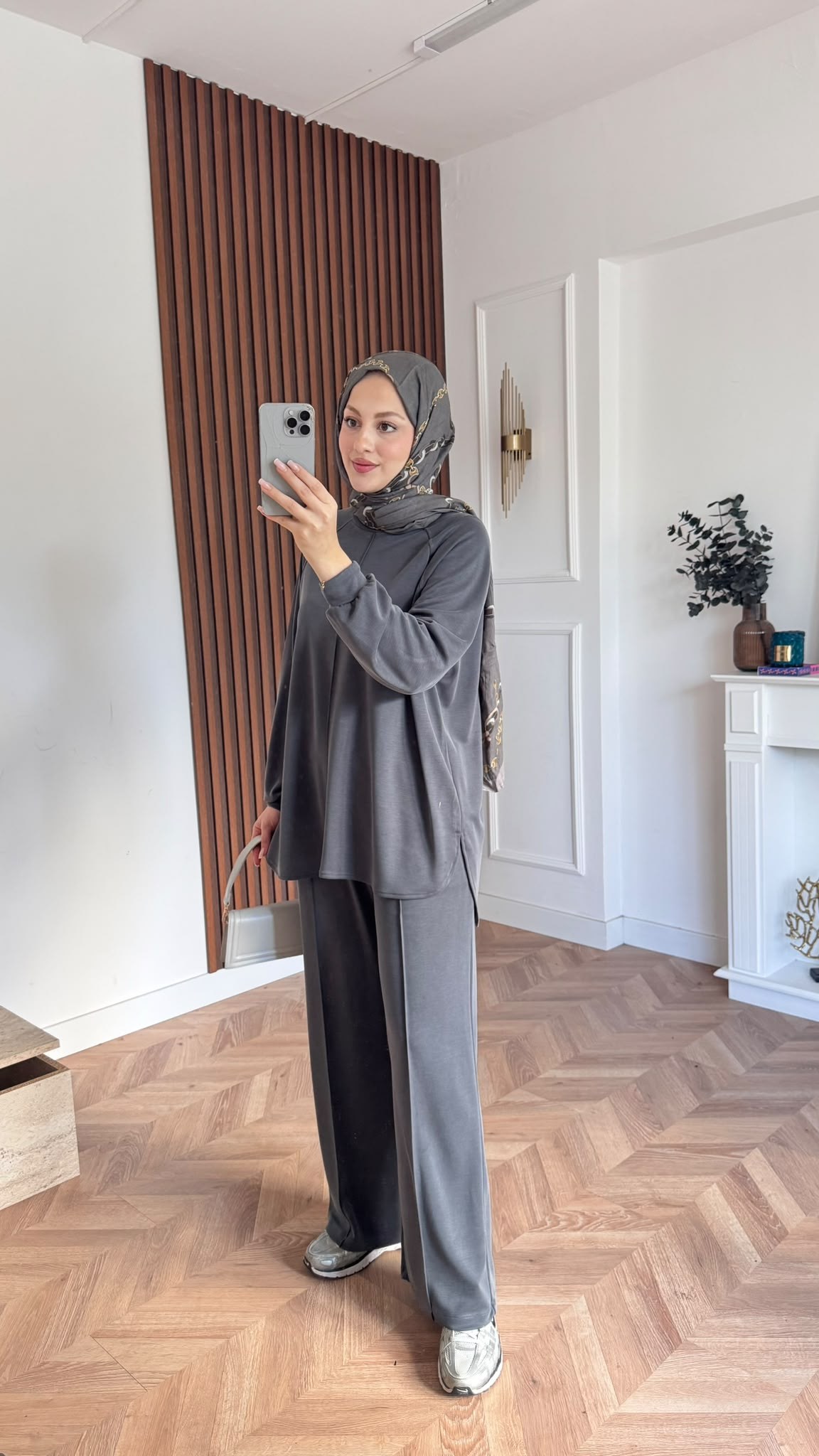 MEYSADESIGN PANTOLON TAKIM Relax Yumoş Takım Gri