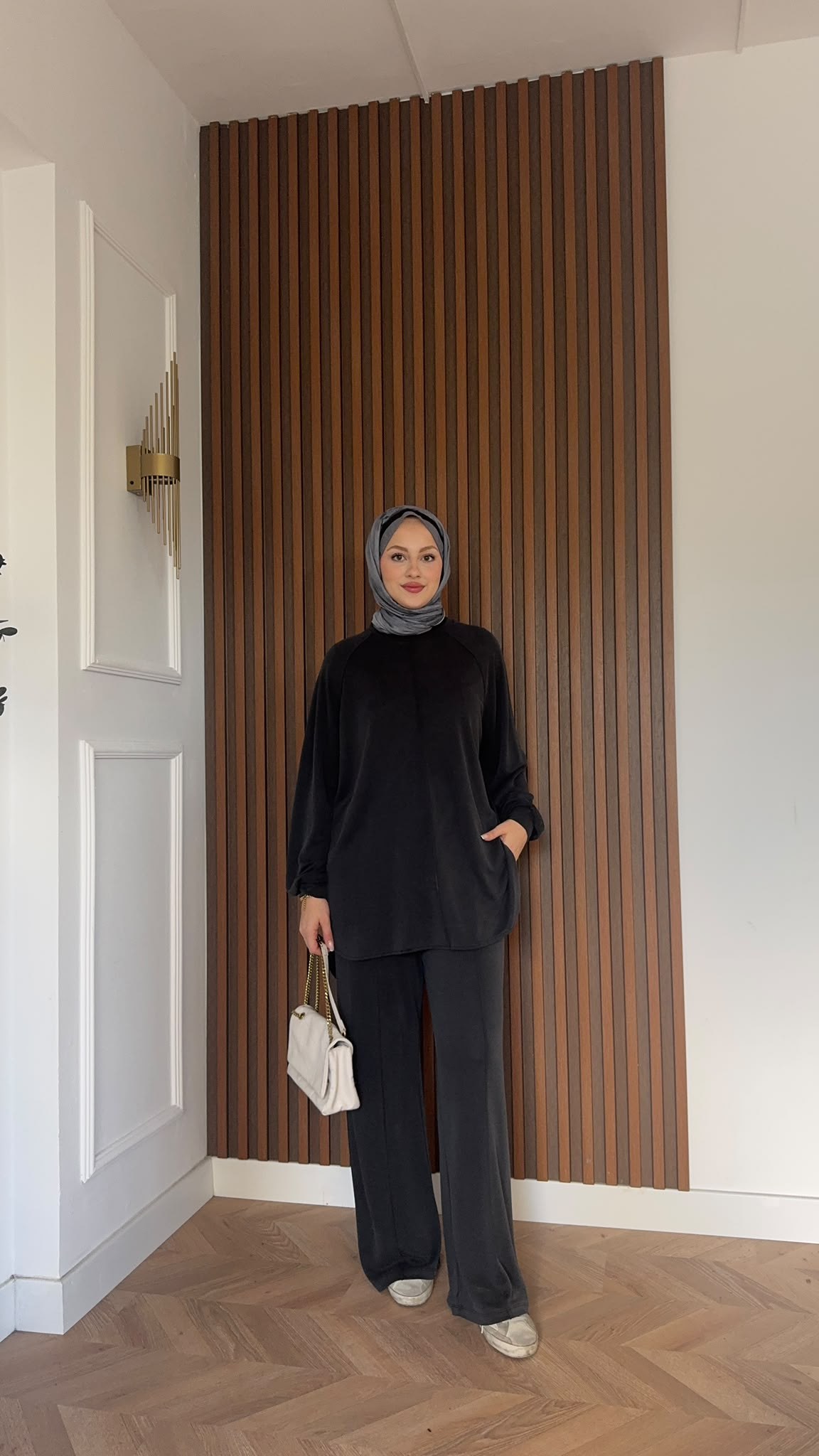 MEYSADESIGN PANTOLON TAKIM Relax Yumoş Takım Siyah