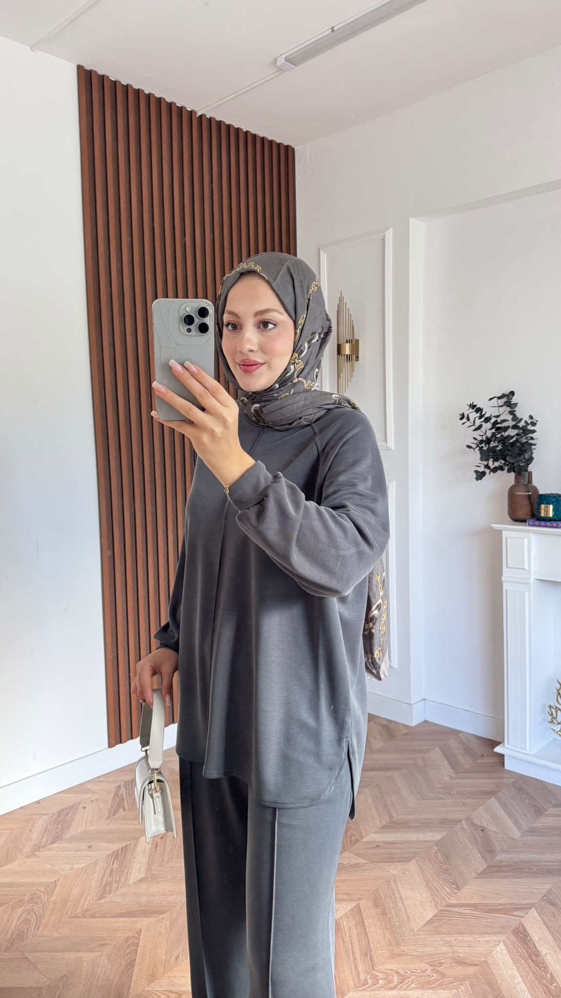 MEYSADESIGN PANTOLON TAKIM Relax Yumoş Takım Gri