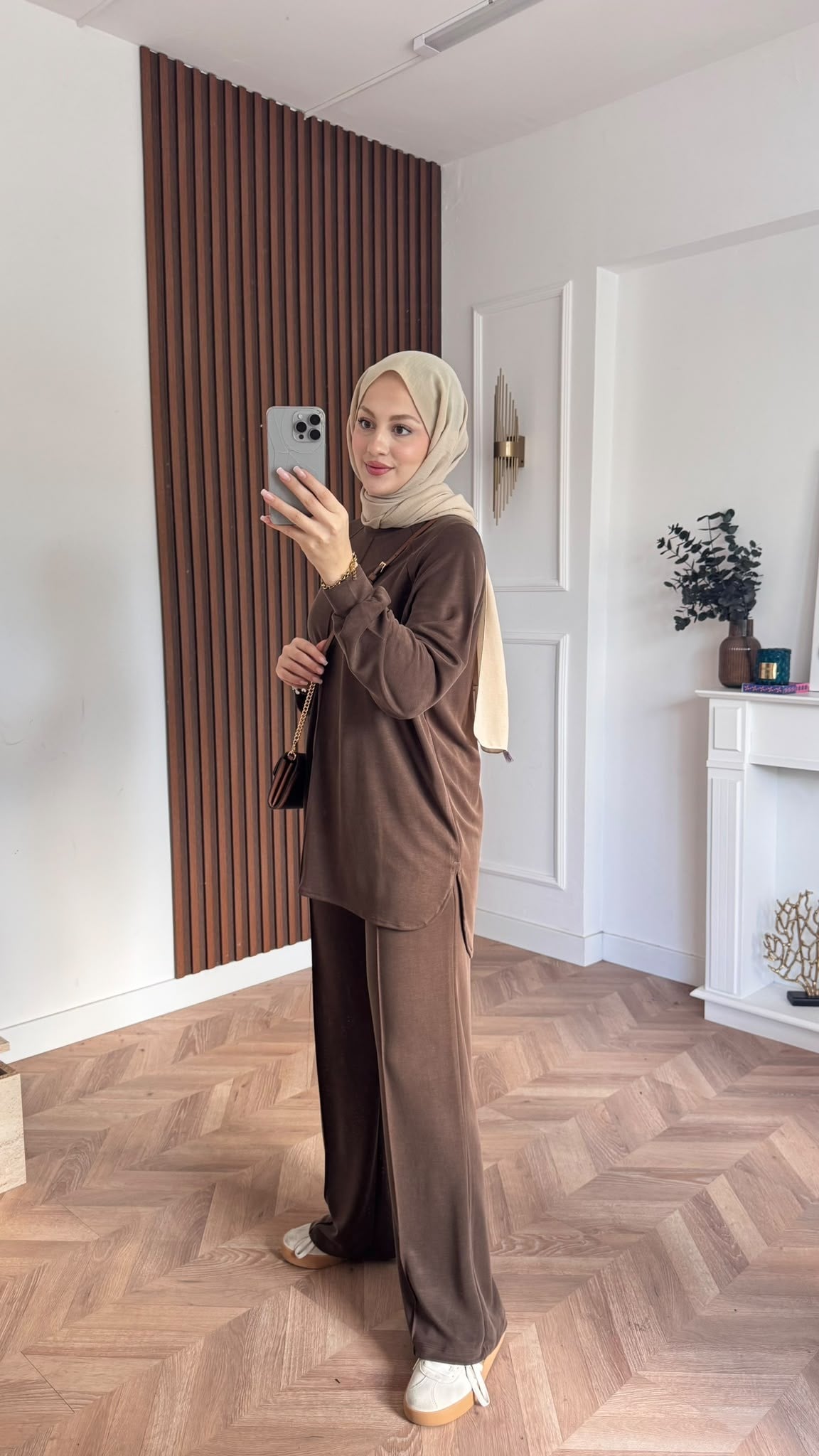 MEYSADESIGN PANTOLON TAKIM Relax Yumoş Takım Acı Kahve