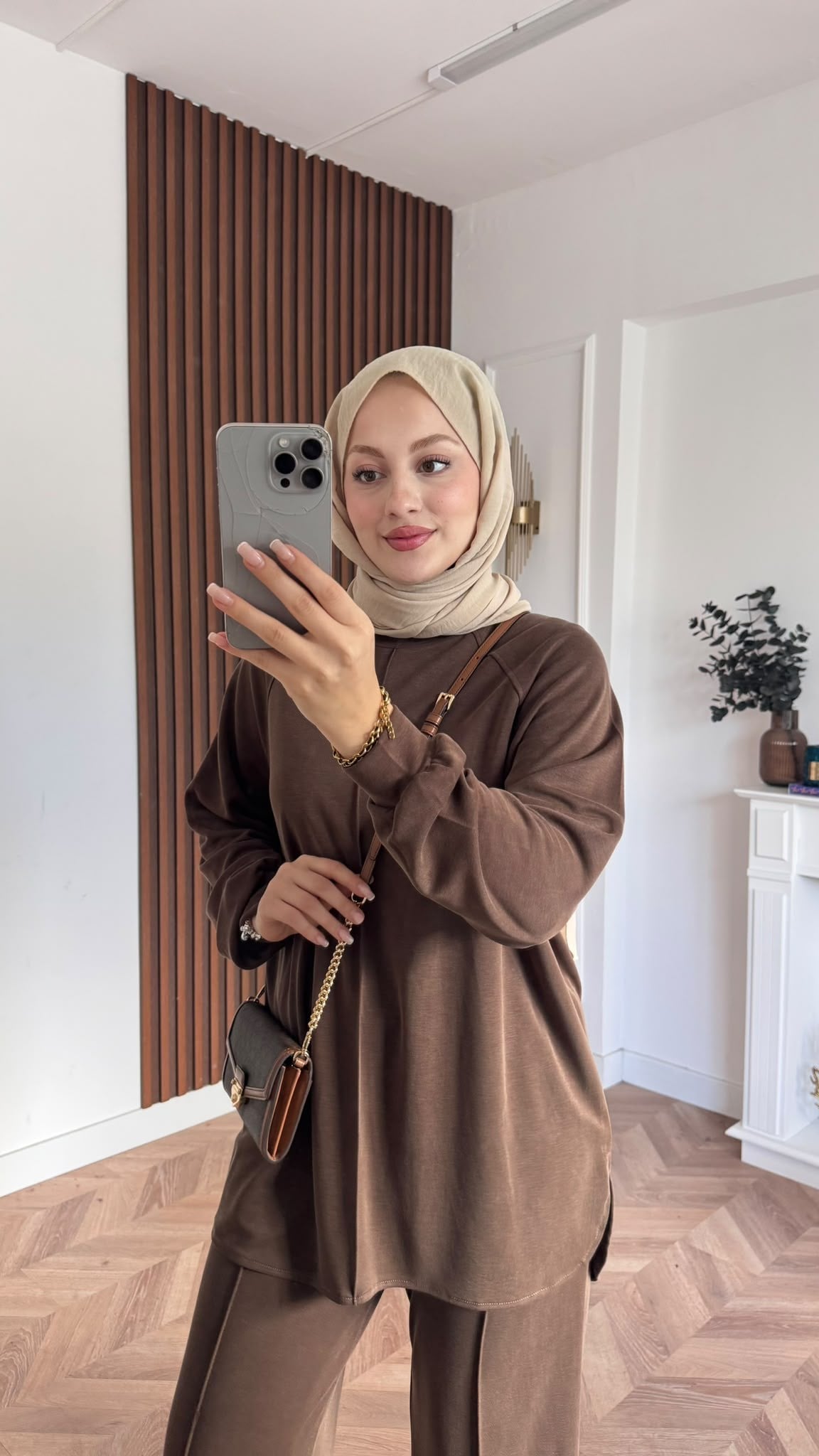 MEYSADESIGN PANTOLON TAKIM Relax Yumoş Takım Acı Kahve