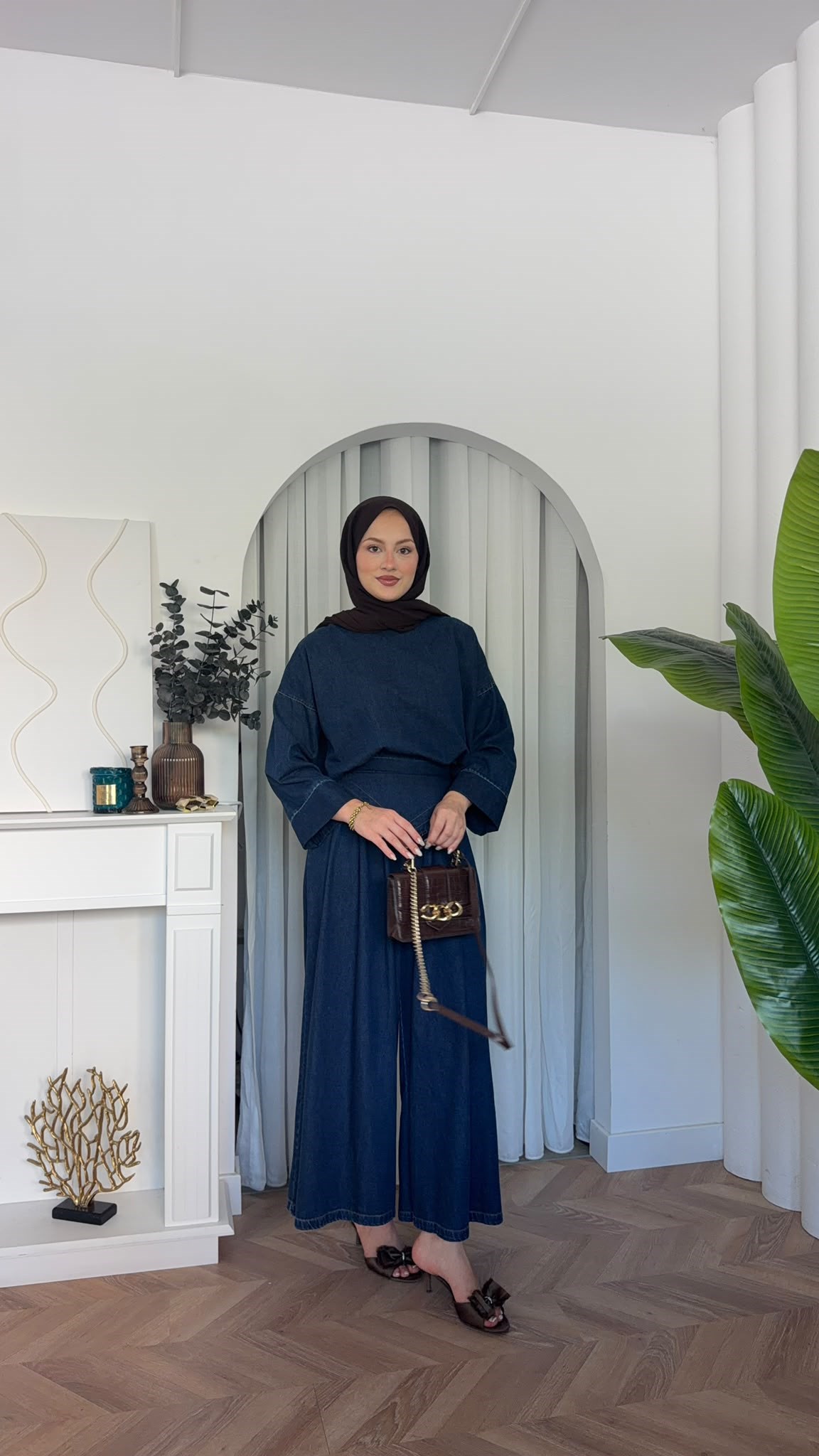 MEYSADESIGN PANTOLON TAKIM Şivas Denim Bol Pantolonlu Takım