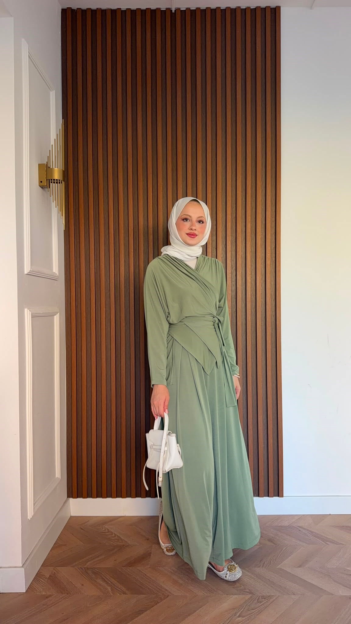 MEYSADESIGN PANTOLON TAKIM Şule Sandy İkili Takım Mint Yeşili