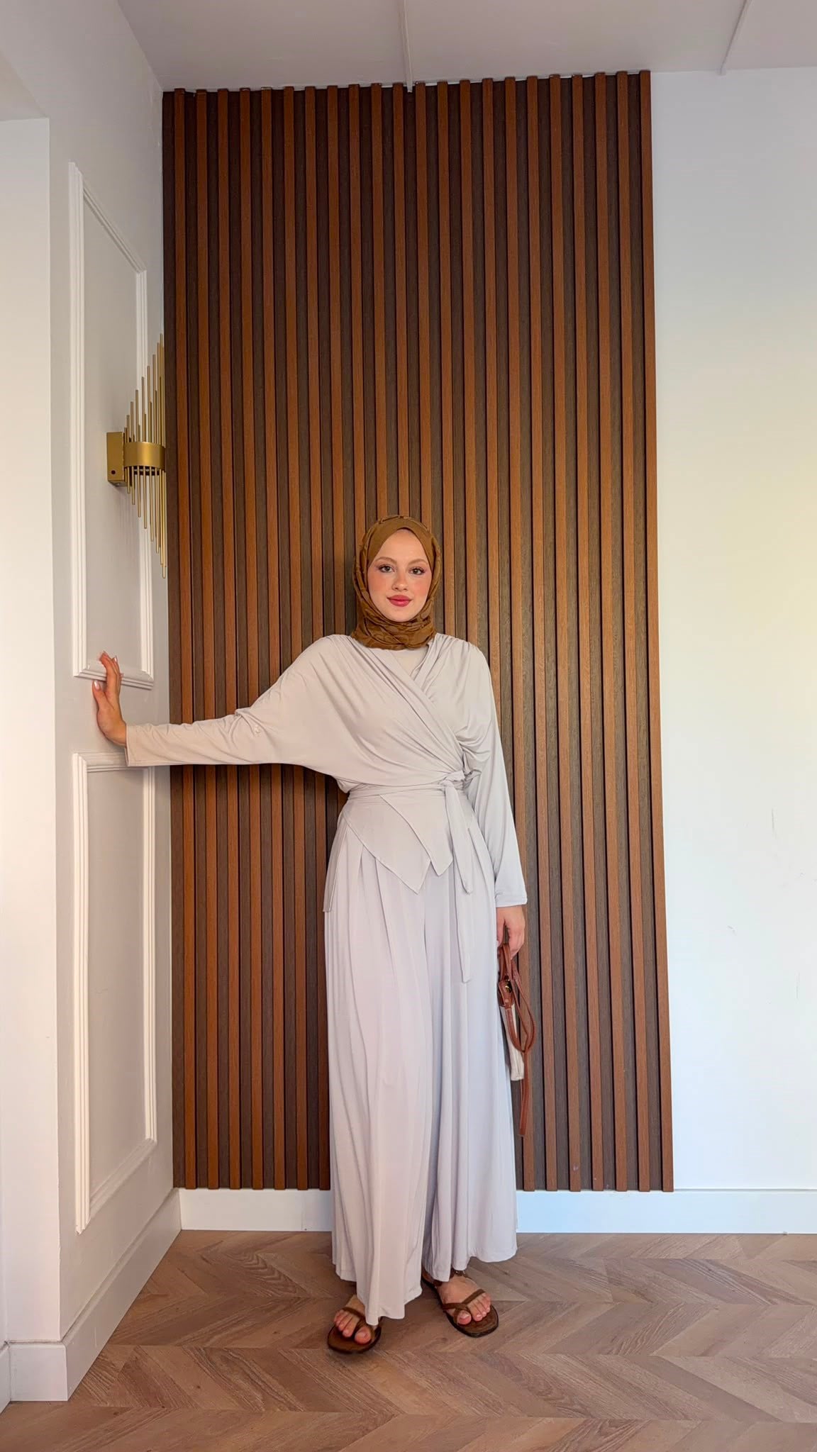 MEYSADESIGN PANTOLON TAKIM Şule Sandy İkili Takım Bej