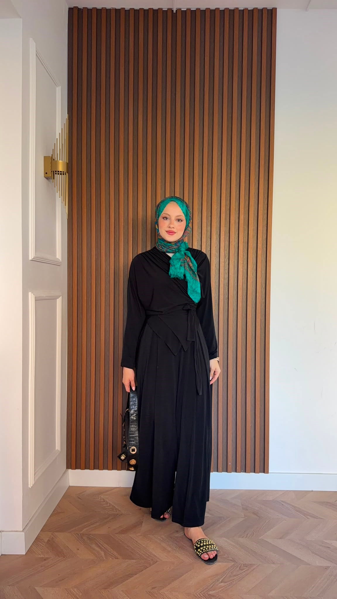 MEYSADESIGN PANTOLON TAKIM Şule Sandy İkili Takım Siyah
