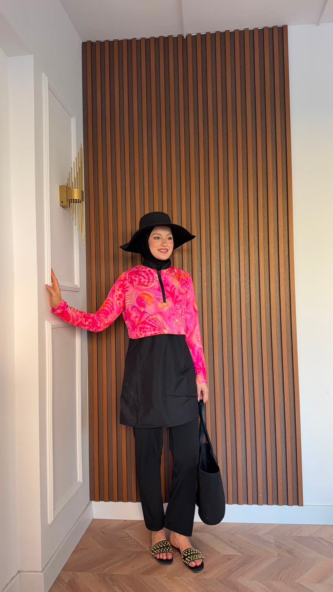 MEYSADESIGN TESETTÜR MAYO Gisa Pembe Renkli Üçlü Mayo Seti