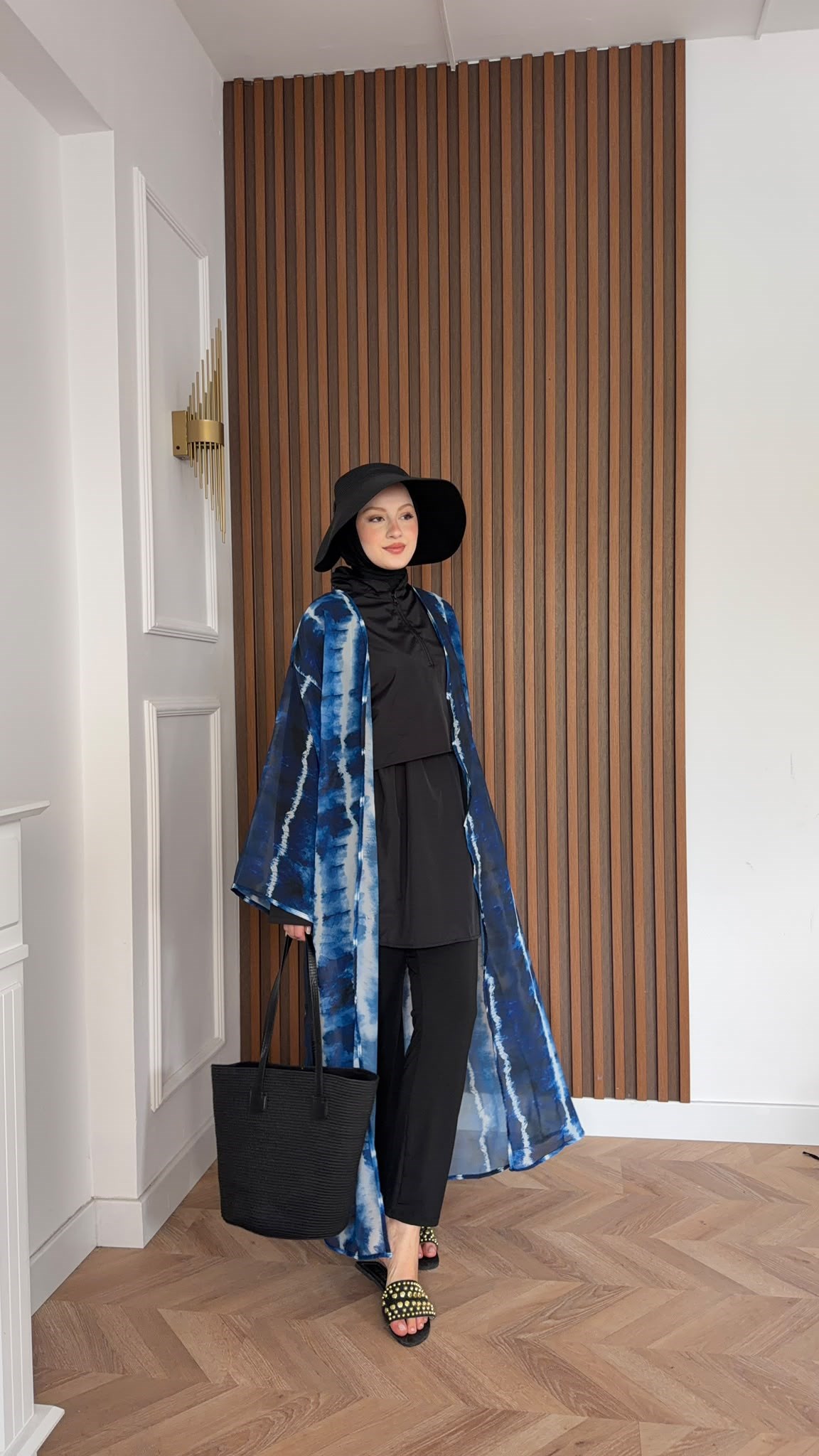 MEYSADESIGN TESETTÜR PAREO Layla Mavi Renkli Şifon Pareo