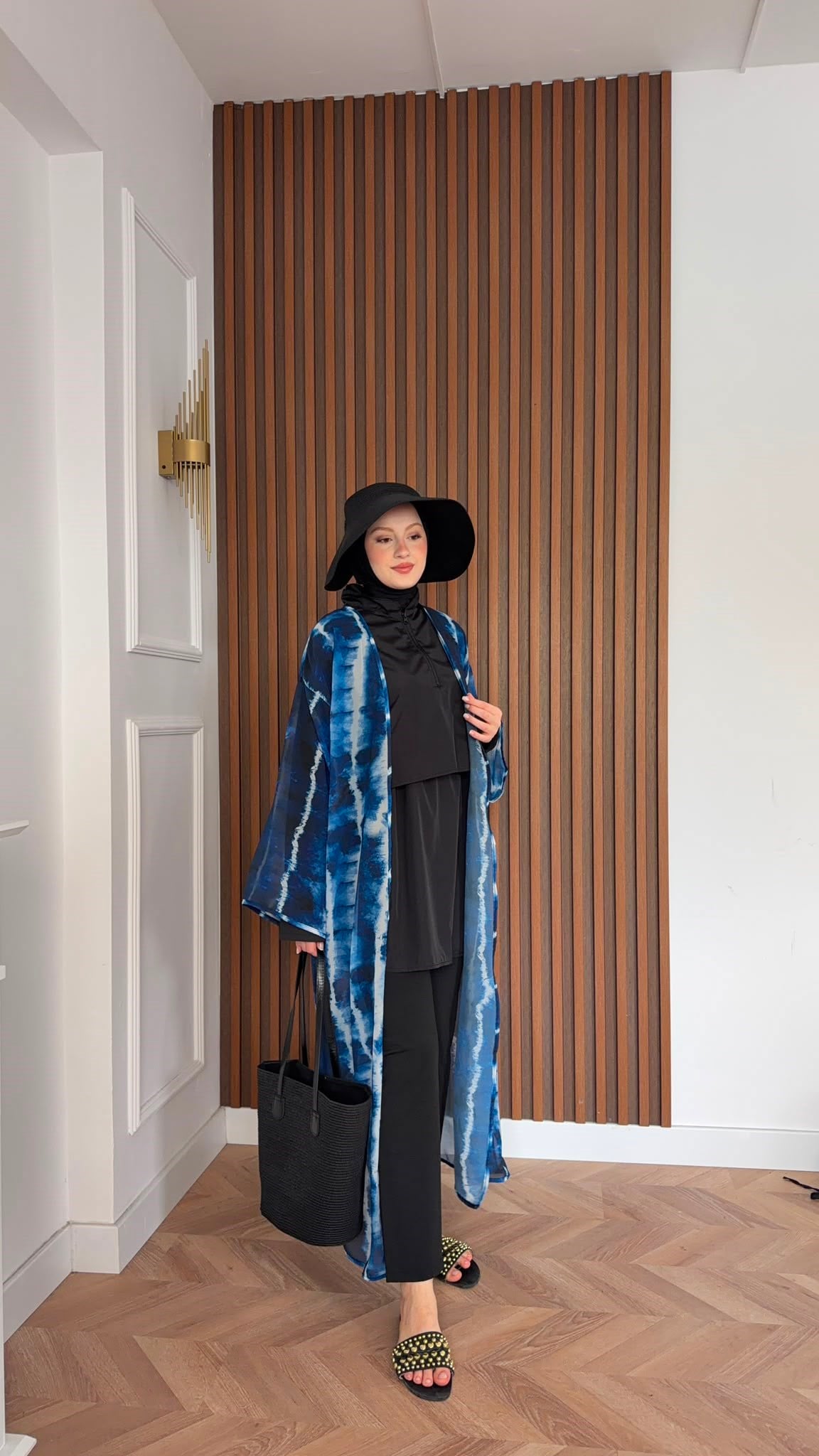 MEYSADESIGN TESETTÜR PAREO Layla Mavi Renkli Şifon Pareo