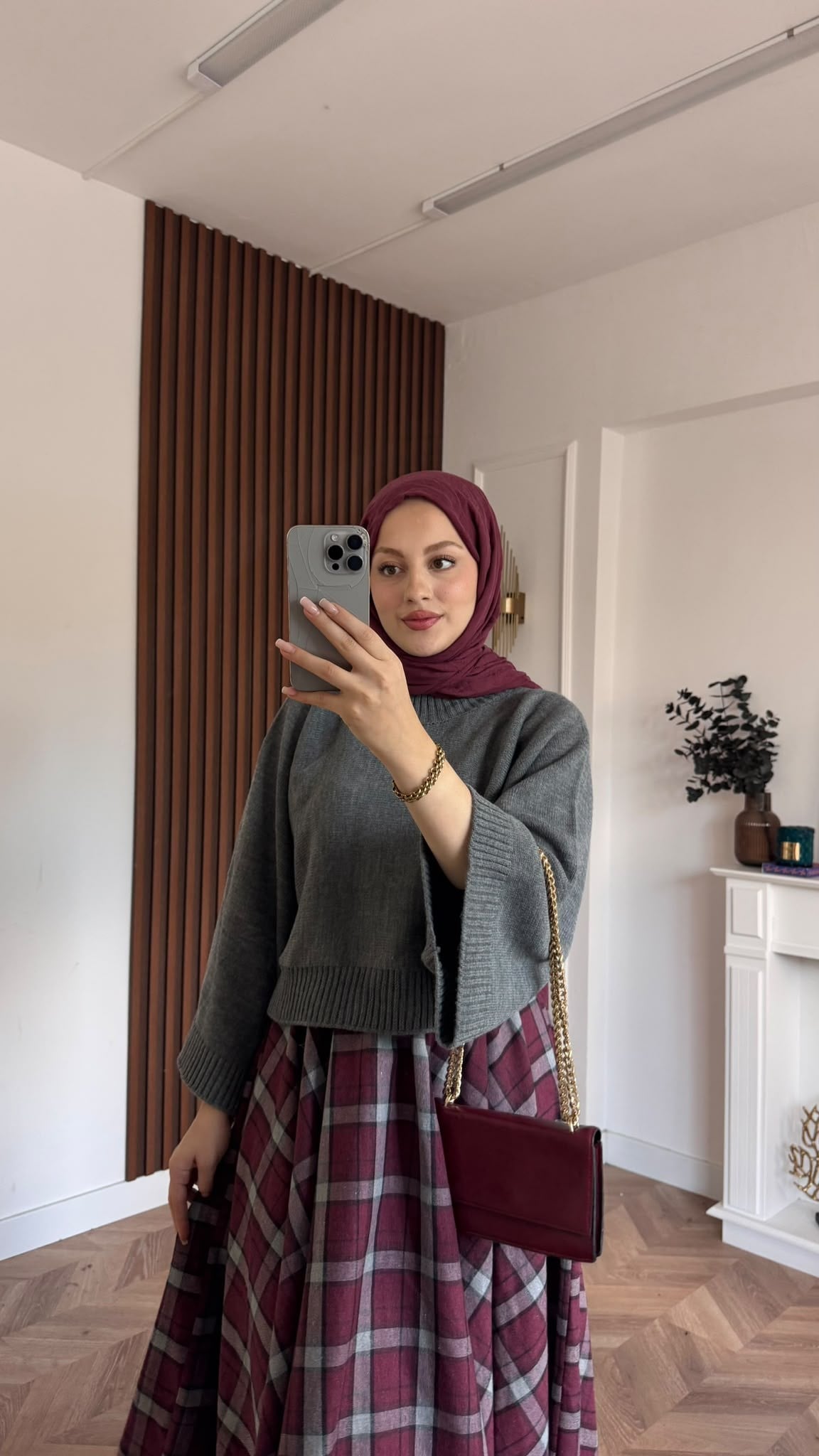 MEYSADESIGN TESETTÜR TRİKO Crop Etek Üstü Kazak Antrasit