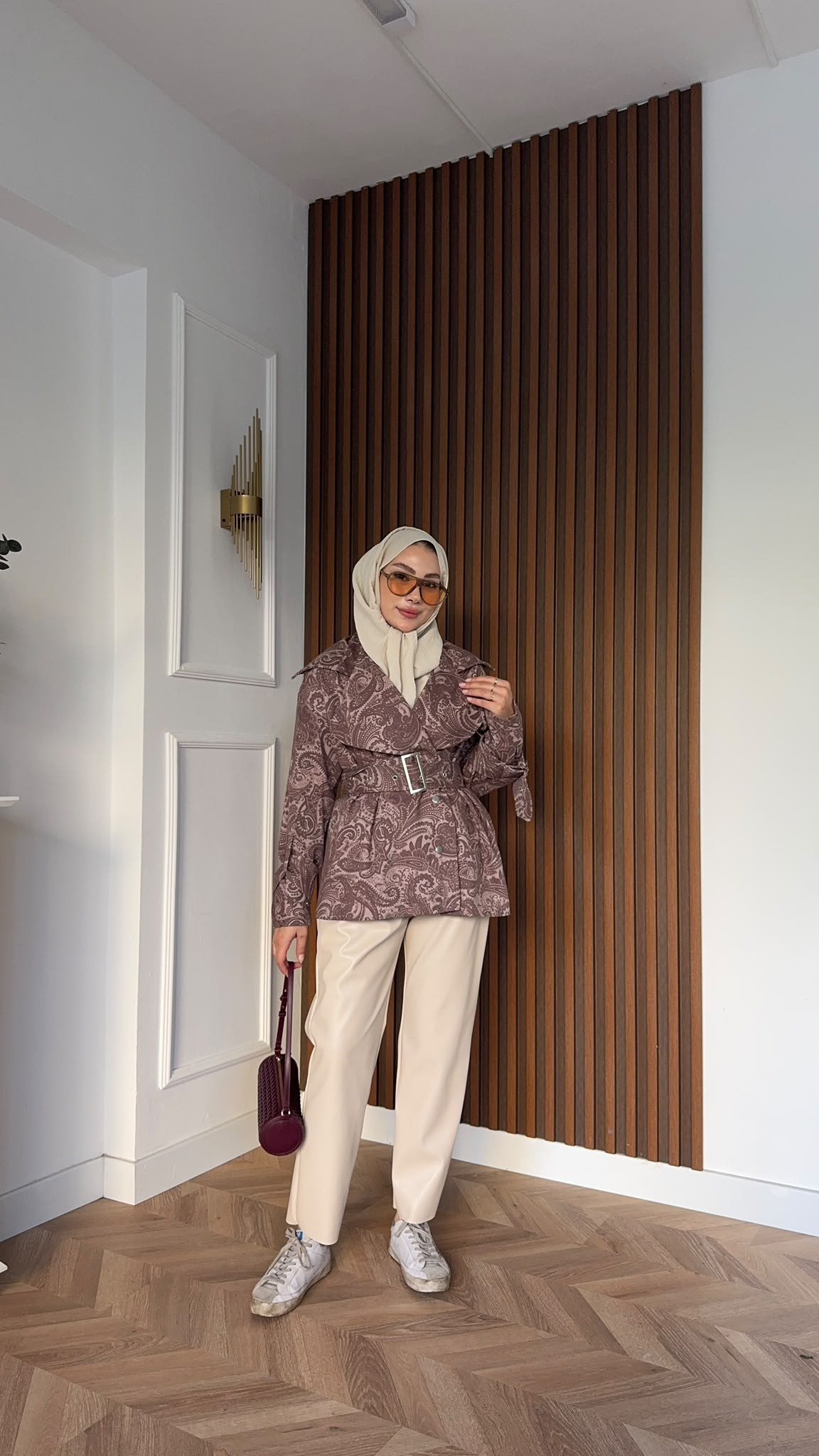 MEYSADESIGN TRENCKOT Ebruli Desenli Trençkot Soft Pembe