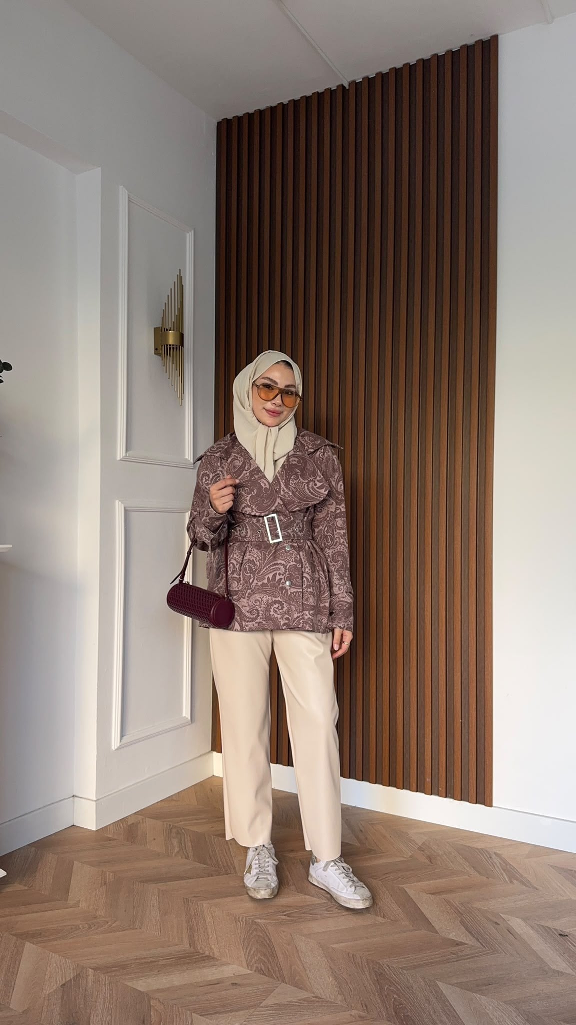 MEYSADESIGN TRENCKOT Ebruli Desenli Trençkot Soft Pembe