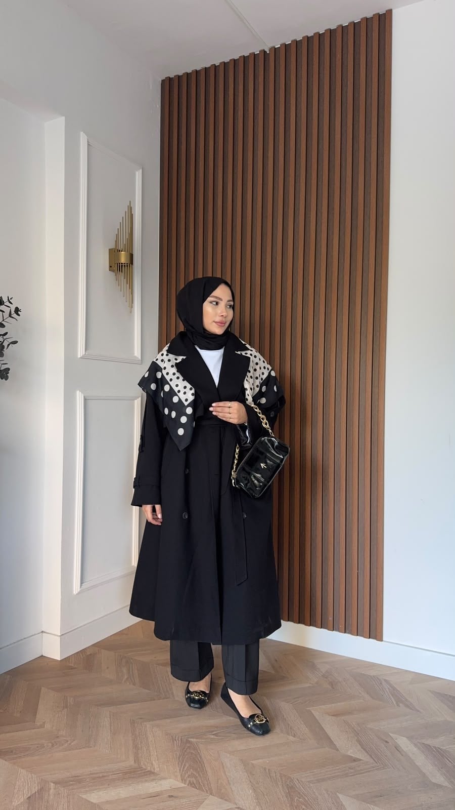MEYSADESIGN TRENCKOT Gadget Oversize Trençkot Siyah