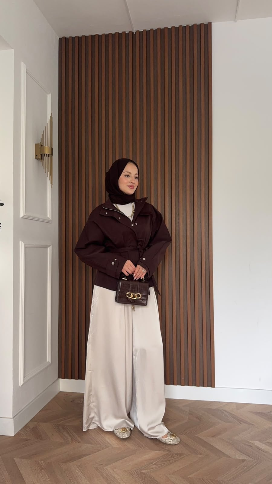 MEYSADESIGN TRENCKOT Mng Muadil Astarlı Trençkot  Acı Kahve