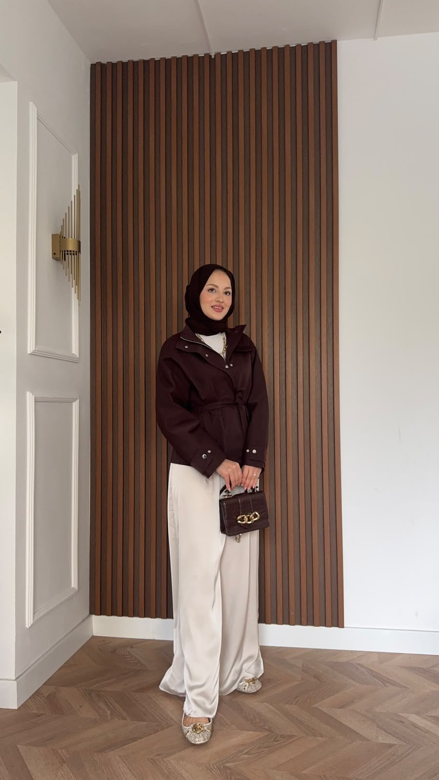 MEYSADESIGN TRENCKOT Mng Muadil Astarlı Trençkot  Acı Kahve