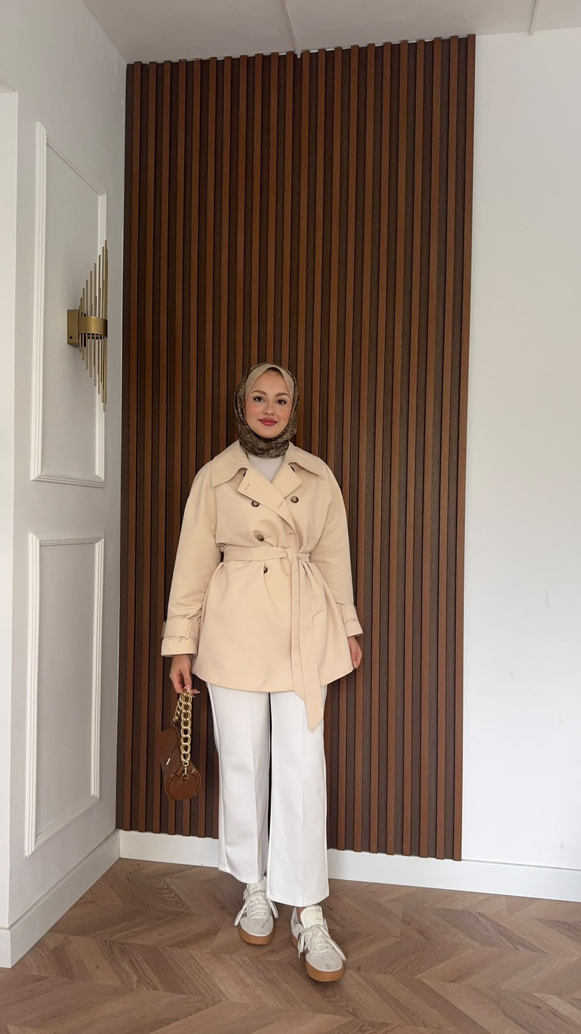 MEYSADESIGN TRENCKOT Pelerin Detaylı Gabardin Trençkot Bej