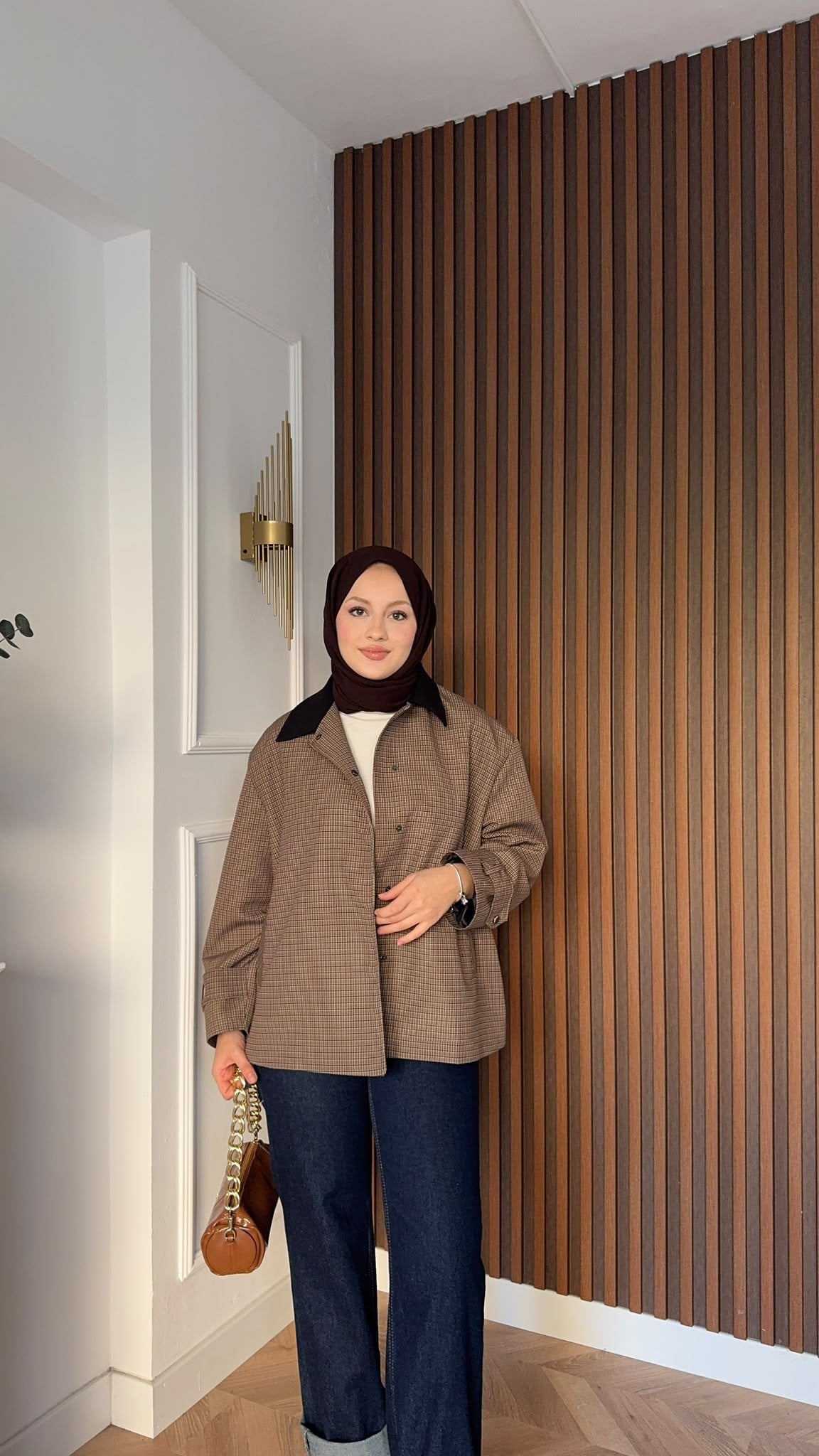 MEYSADESIGN TRENCKOT Sove Ekoseli Trençkot Mini Ekoseli