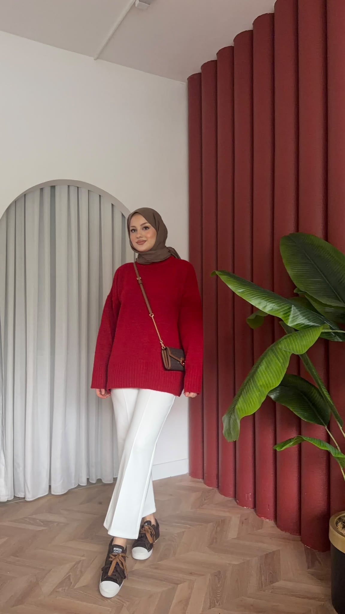 MEYSADESIGN TRİKO KAZAK Riyal Yumoş Kazak Kırmızı