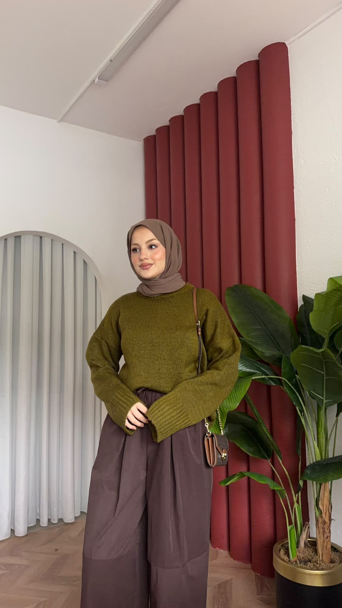 MEYSADESIGN TRİKO KAZAK Riyal Yumoş Kazak Haki