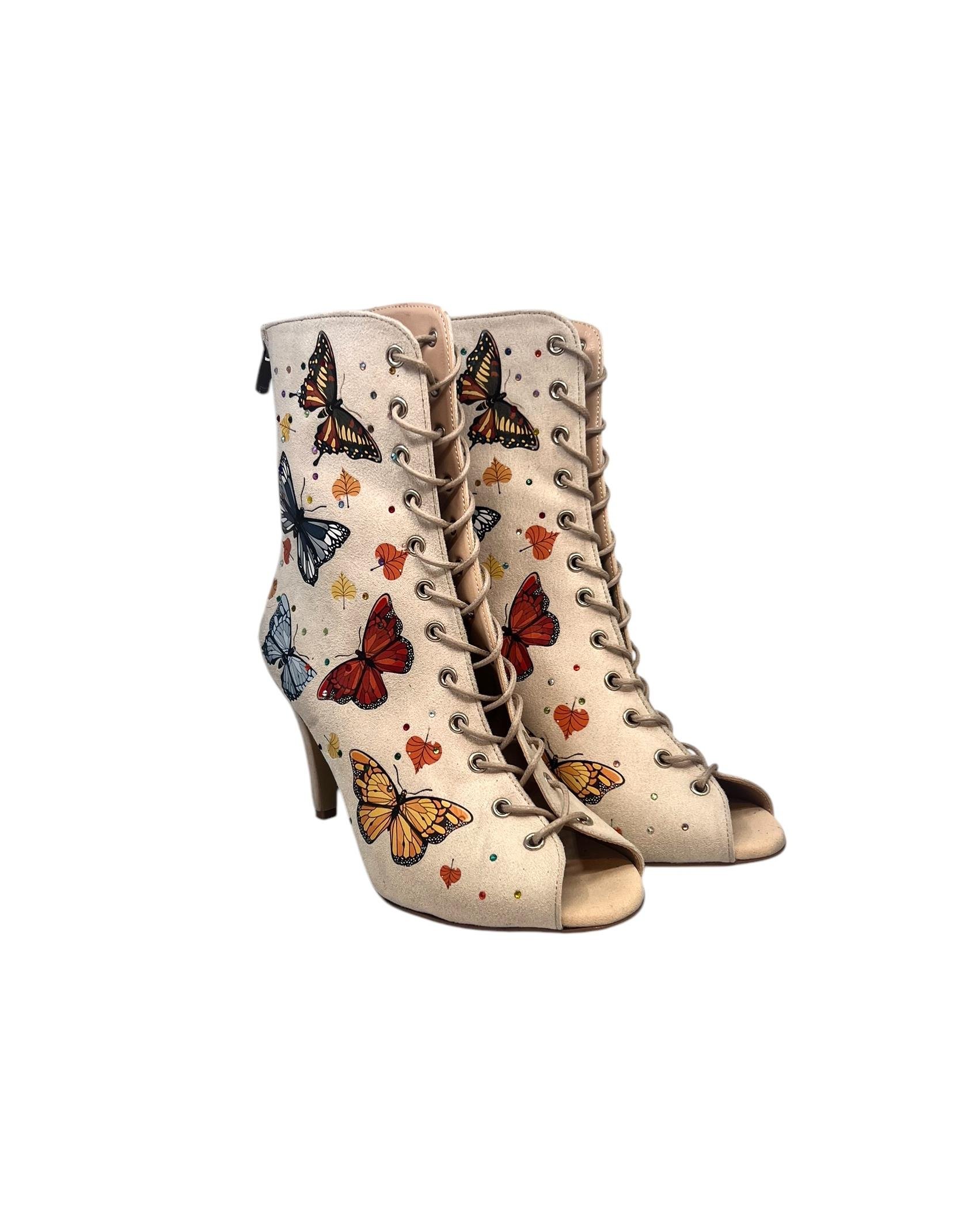 HIGH HEELS BEJ KADIN DANS AYAKKABISI