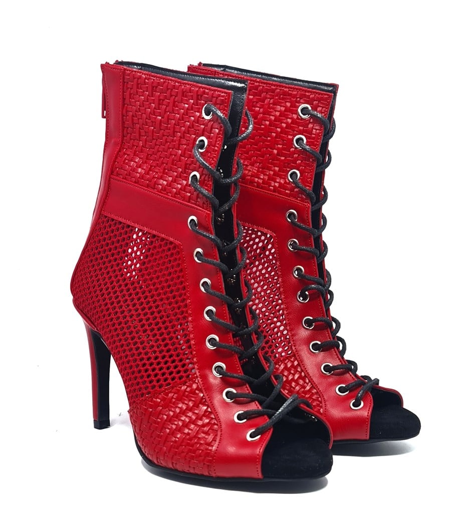 HIGH HEELS KIRMIZI KADIN DANS AYAKKABISI