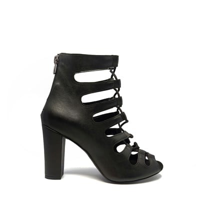 HIGH HEELS SIYAH DERI