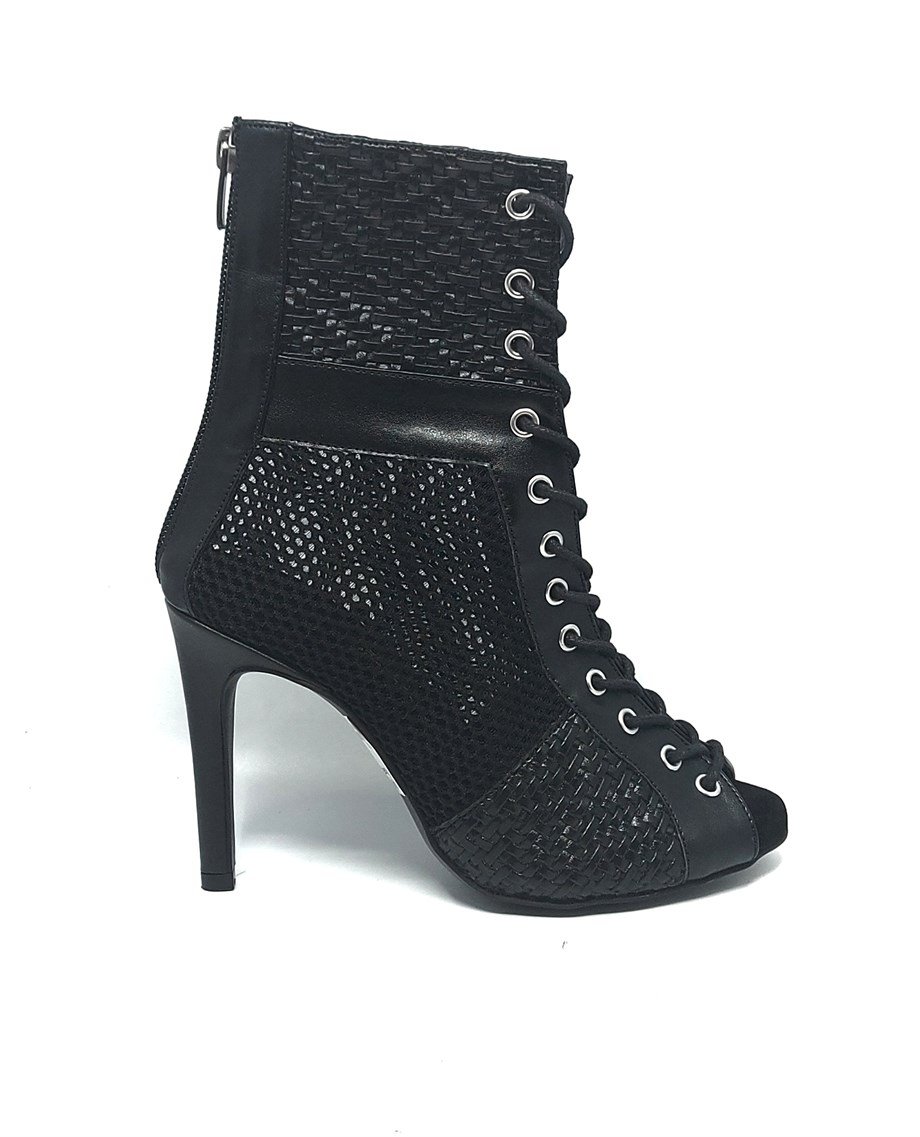 HIGH HEELS SIYAH FILELI