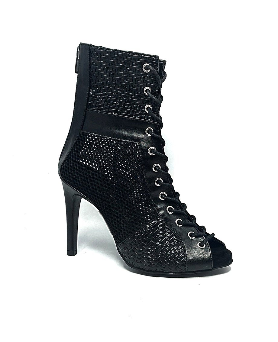 HIGH HEELS SIYAH FILELI
