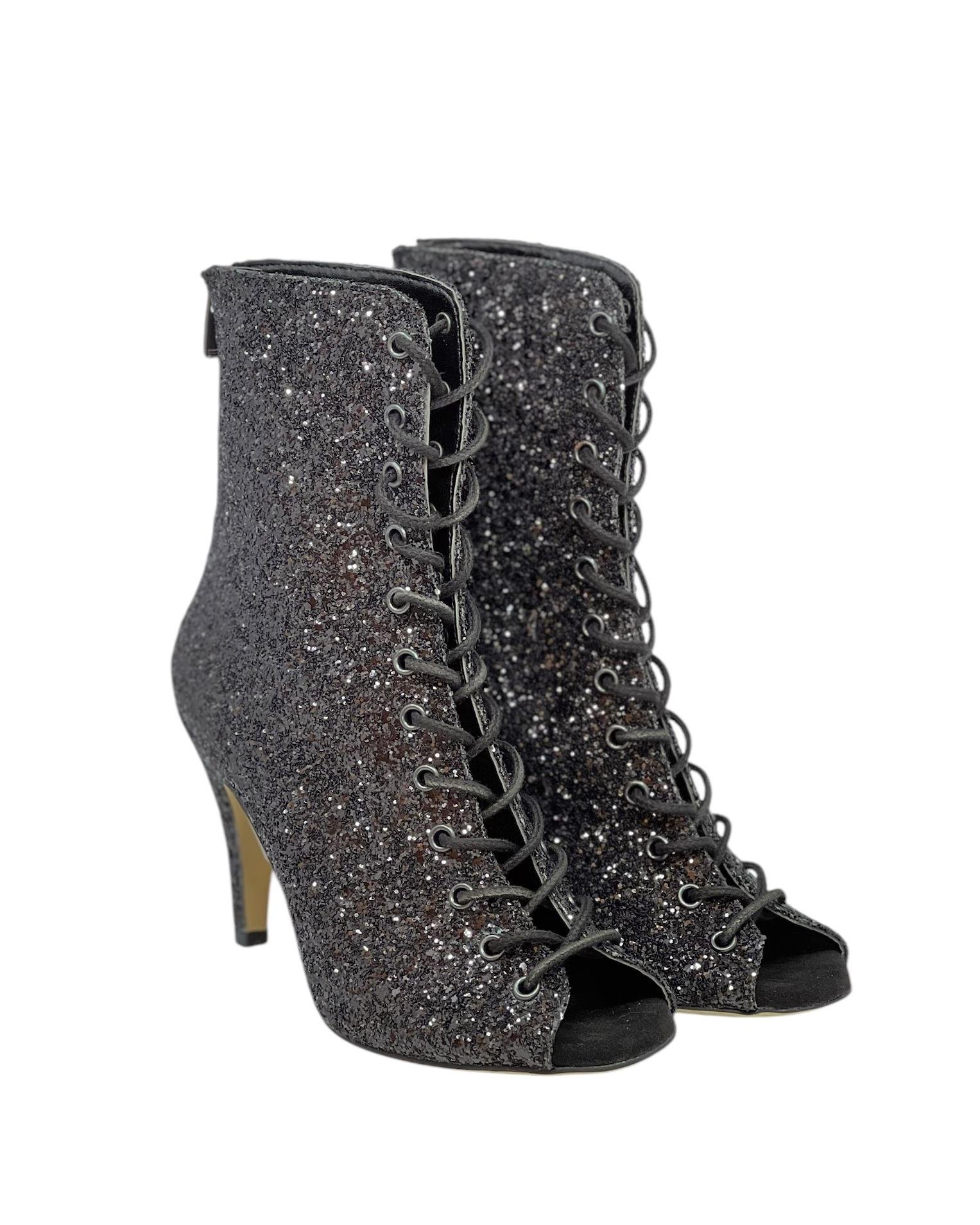HIGH HEELS SIYAH KADIN DANS AYAKKABISI