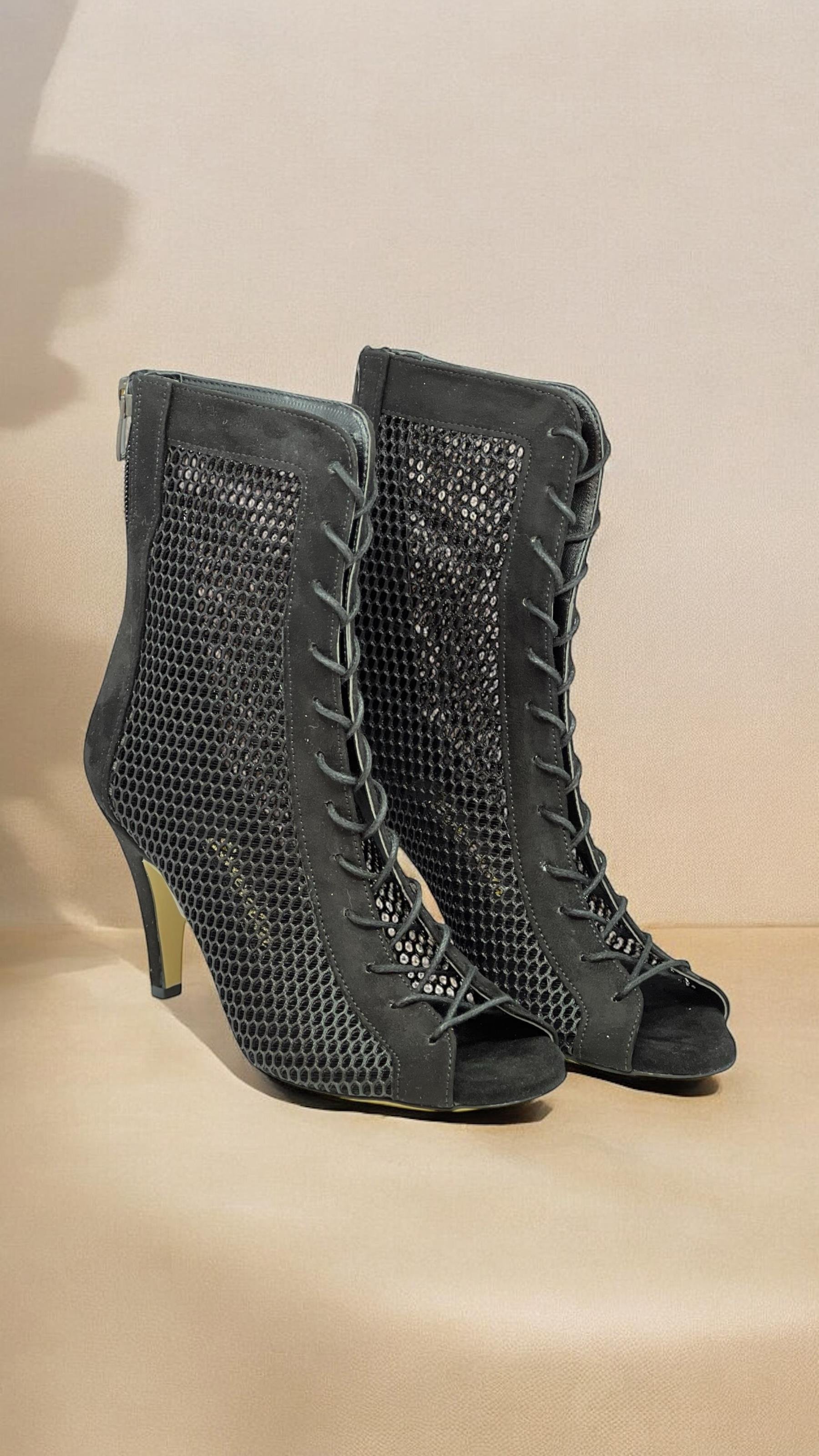 HIGH HEELS SIYAH KADIN DANS AYAKKABISI