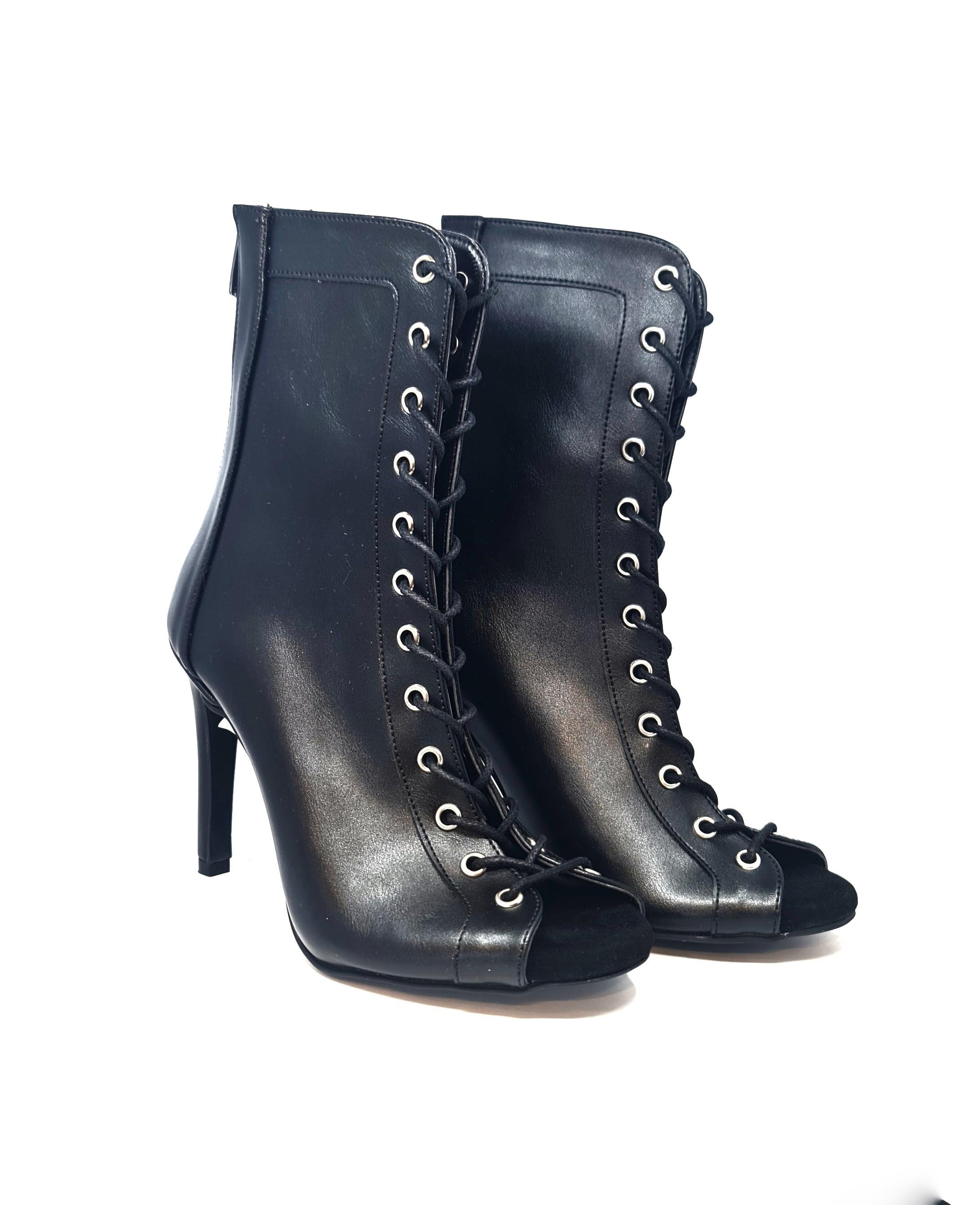 HIGH HEELS SIYAH KADIN DANS AYAKKABISI
