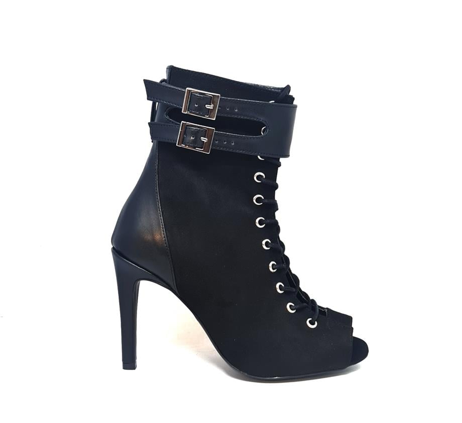 HIGH HEELS SIYAH KADIN DANS AYAKKABISI