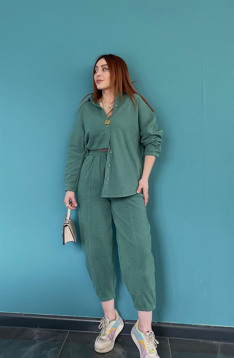  50698 OVERSIZE GÖMLEK TAKIM 1