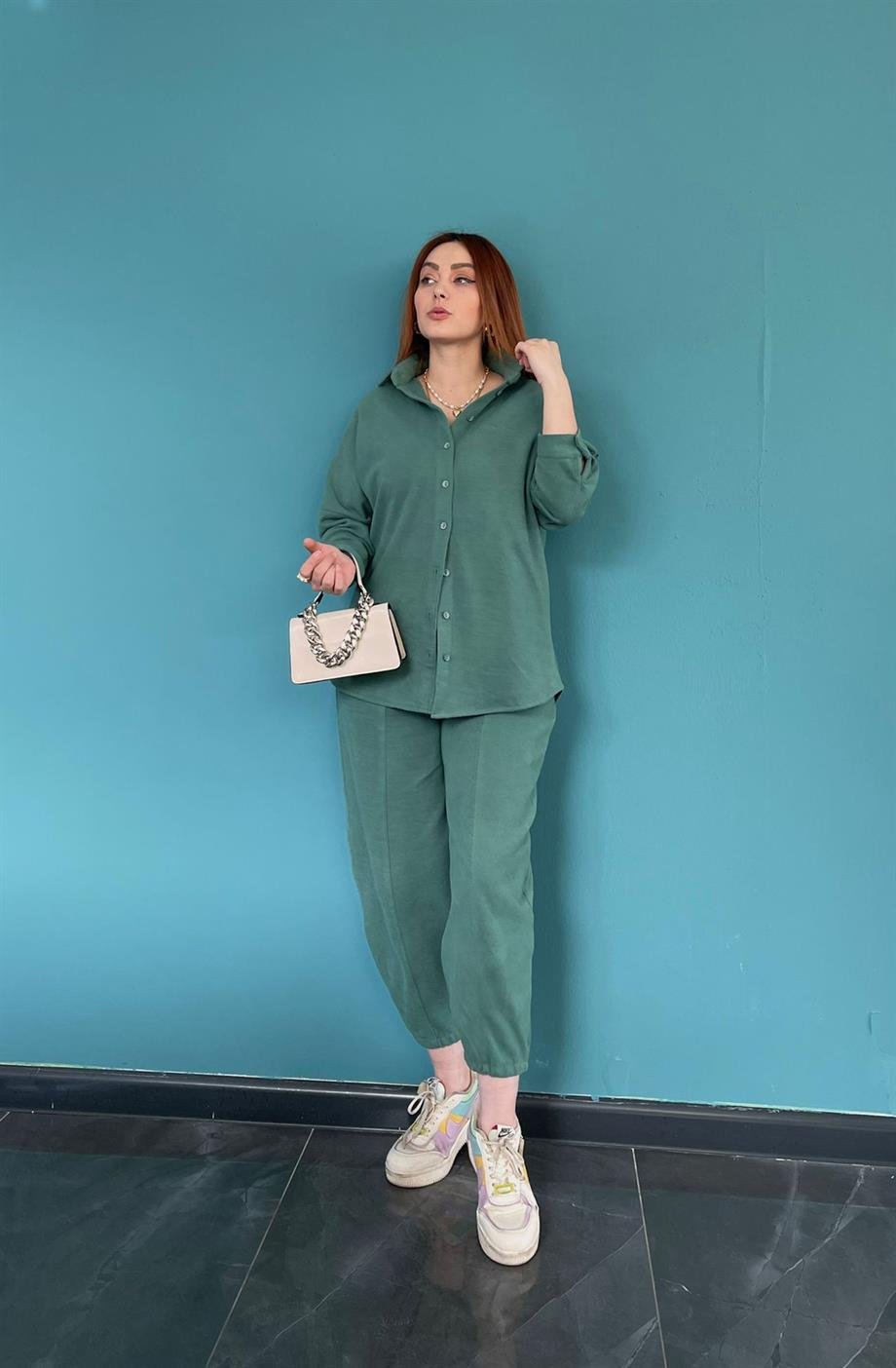  50698 OVERSIZE GÖMLEK TAKIM 1
