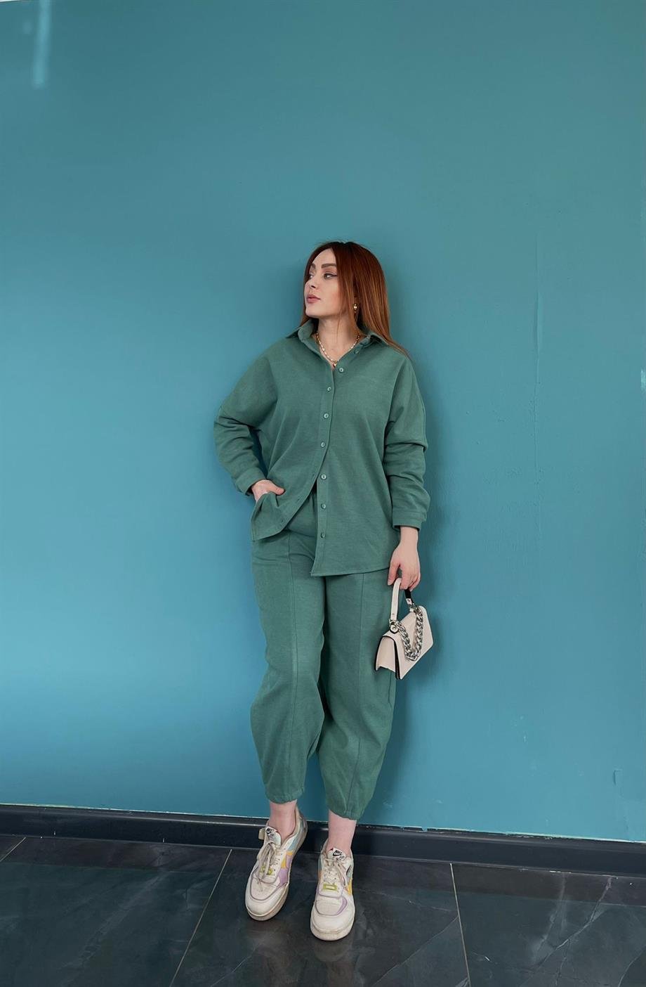  50698 OVERSIZE GÖMLEK TAKIM 1