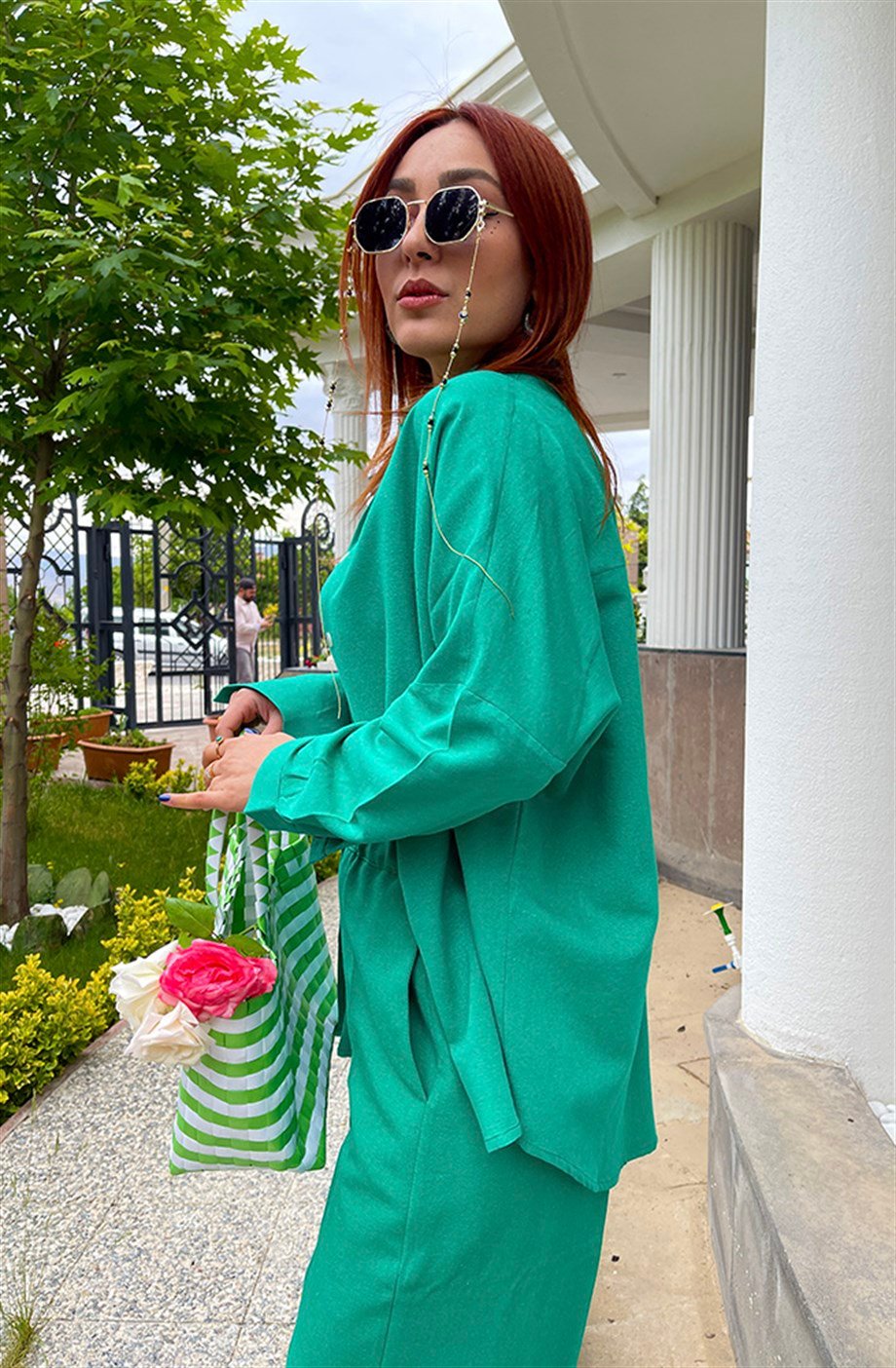 Yeşil Oversize Gömlek