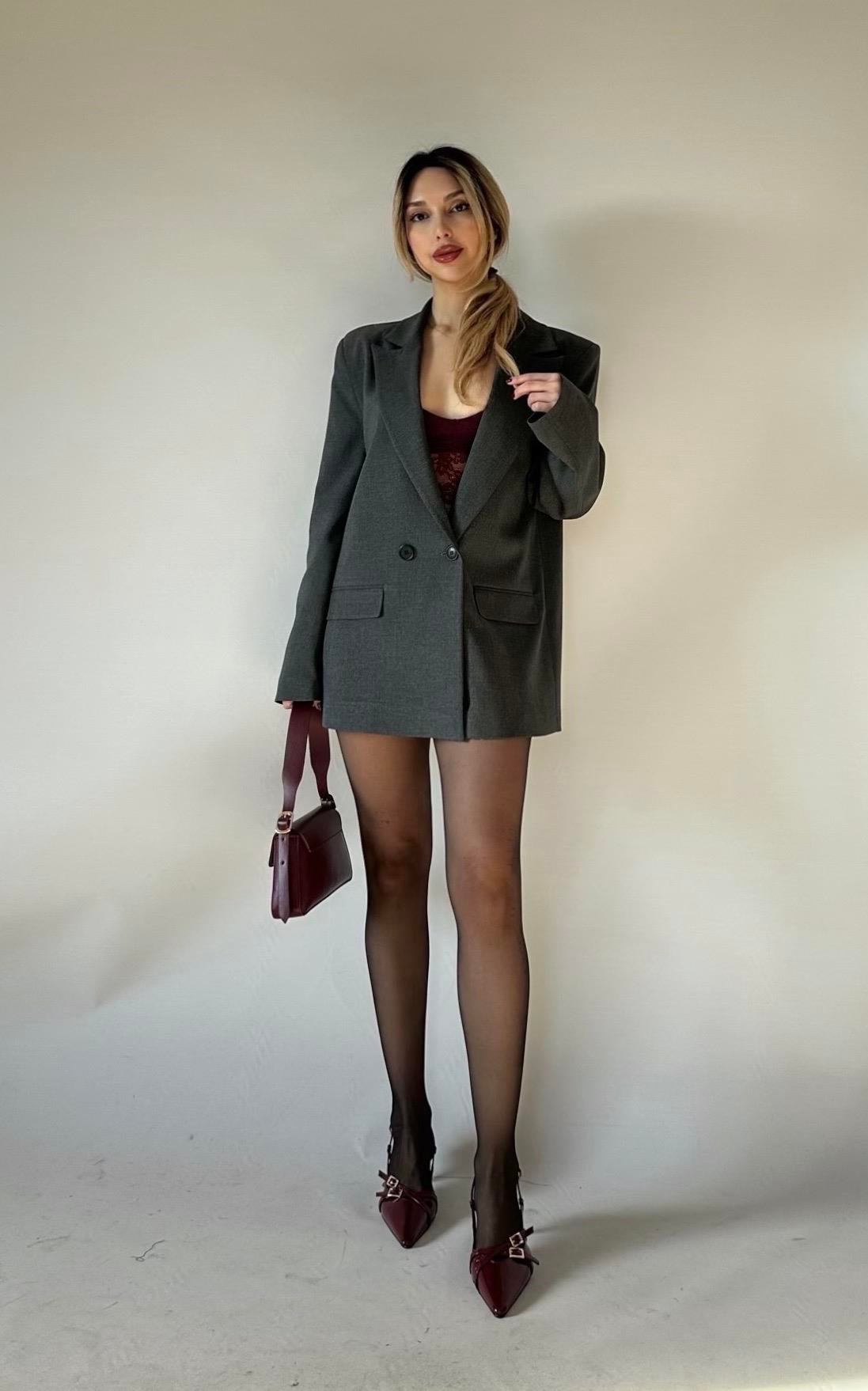 Blazer Gina Ceket Antrasit