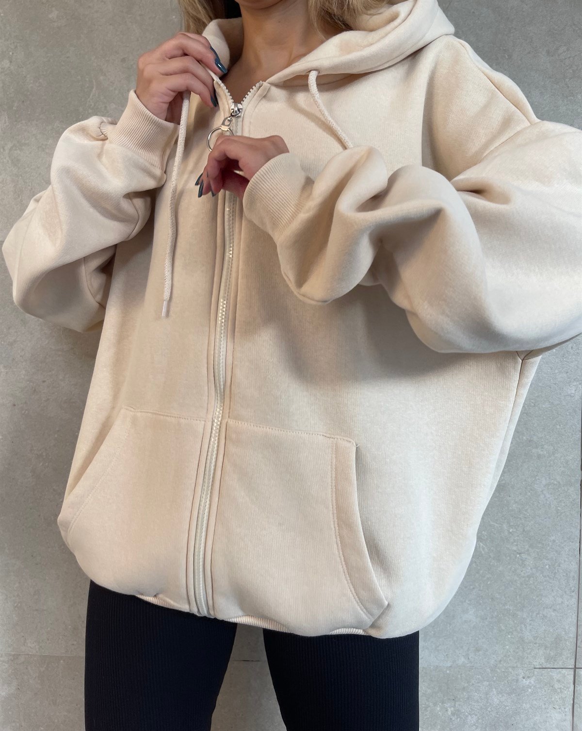 Comfy Sweatshirt Bej