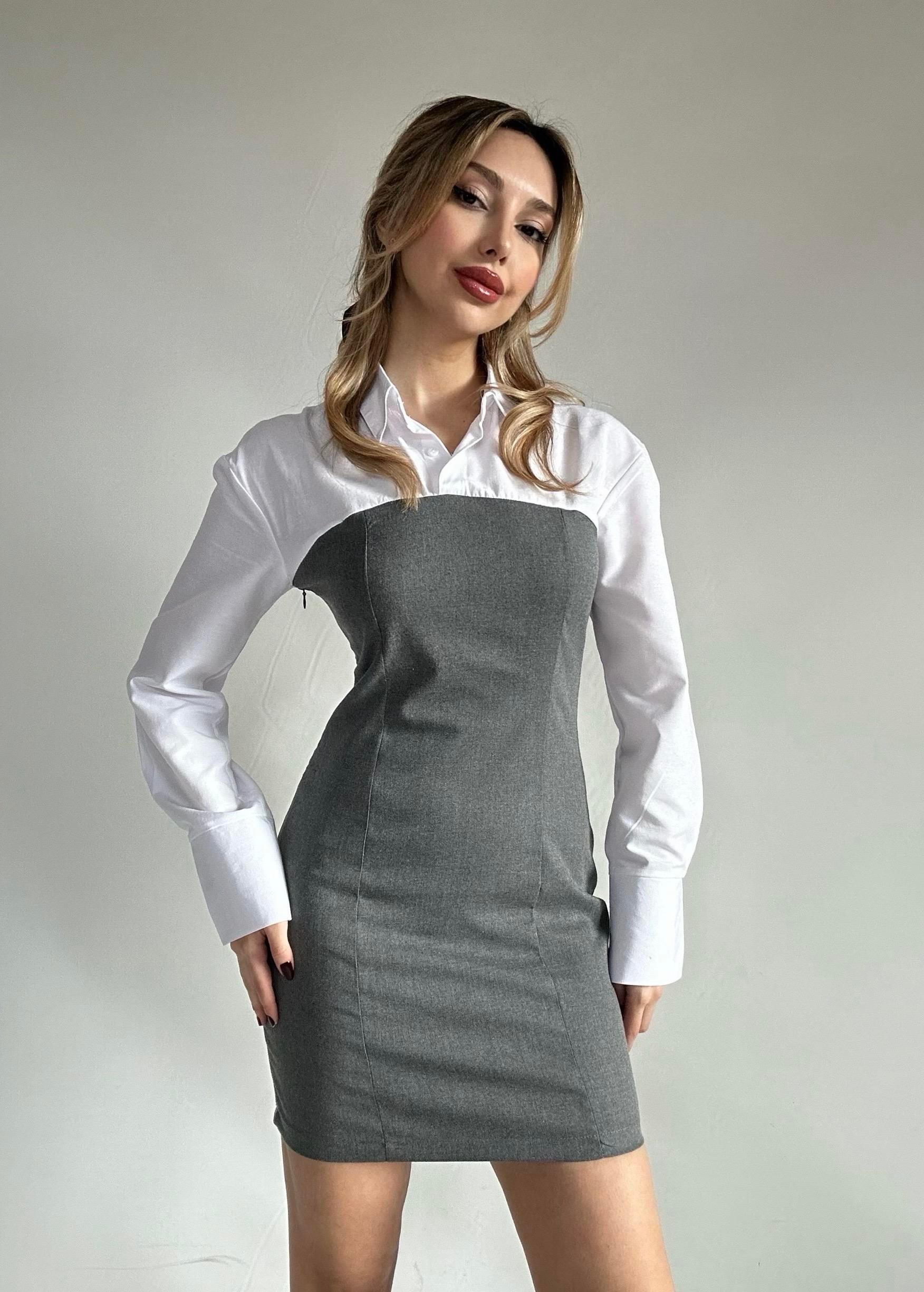 Gömlekli Loretta Elbise