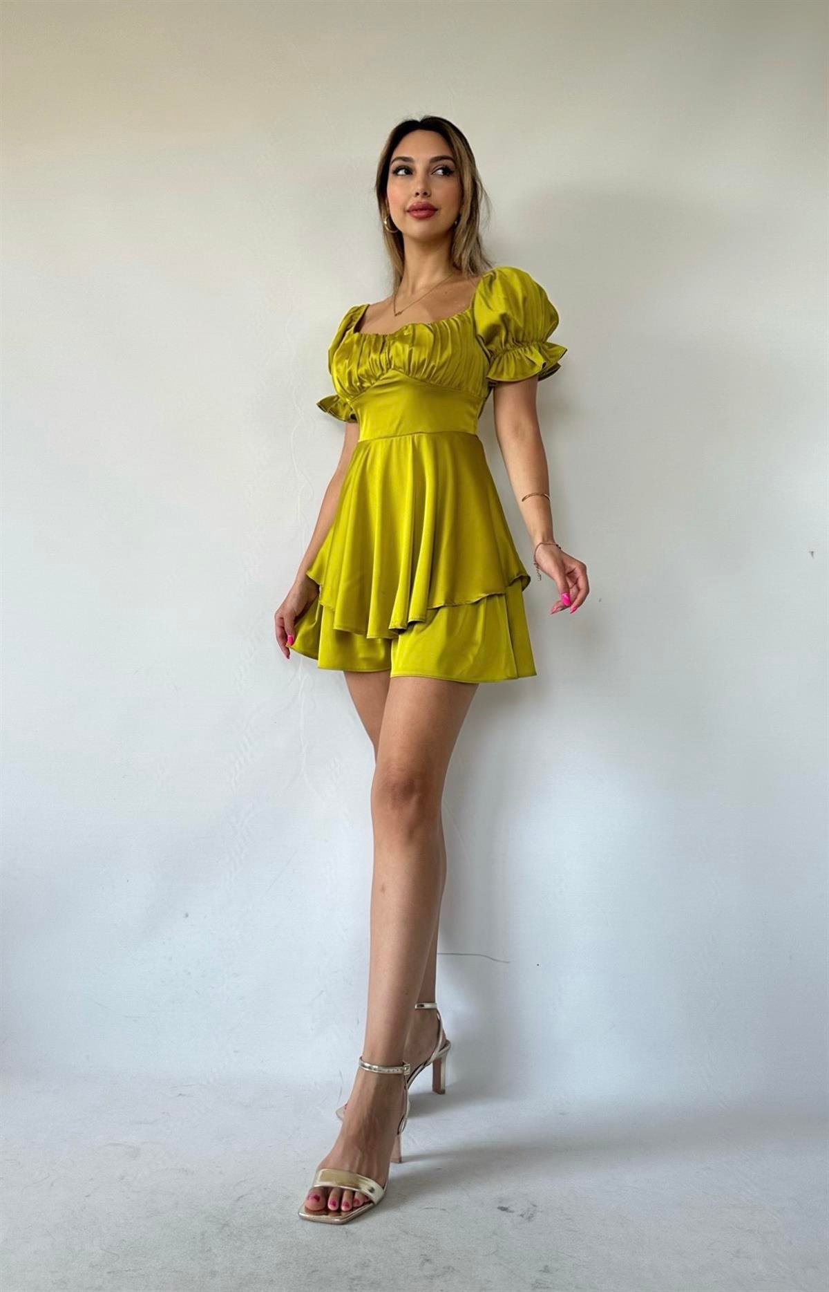 Perla Tulum Elbise Yeşil