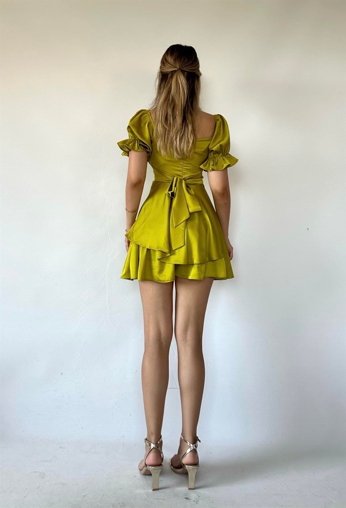 Perla Tulum Elbise Yeşil