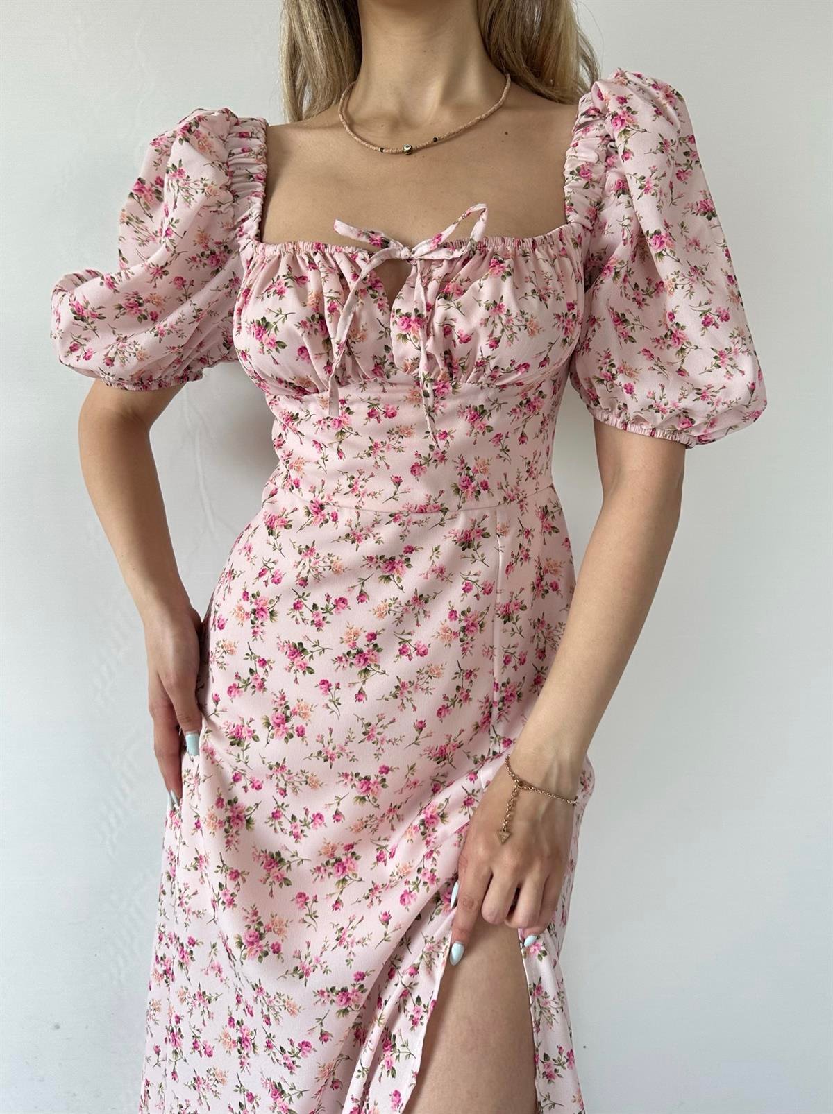 Rose Elbise Pembe