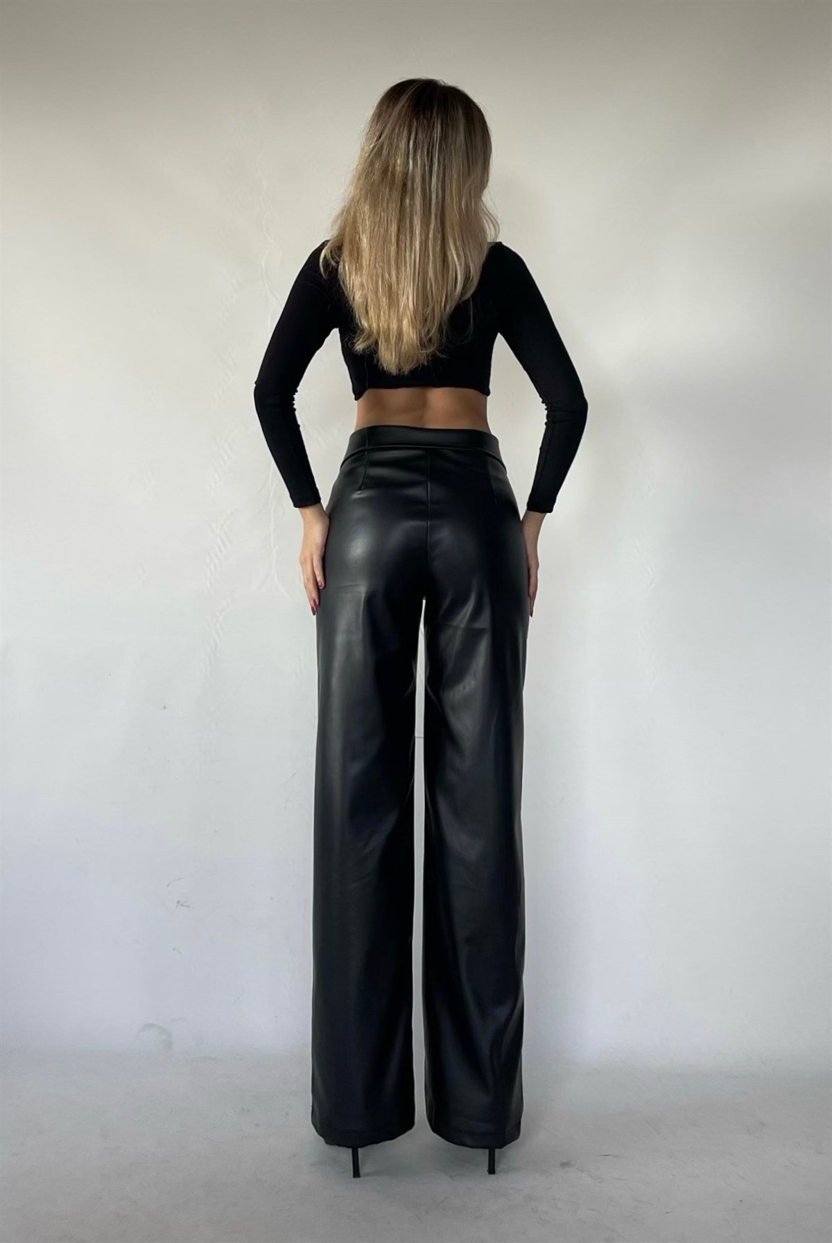 Tasarım Deri Juno Pantolon