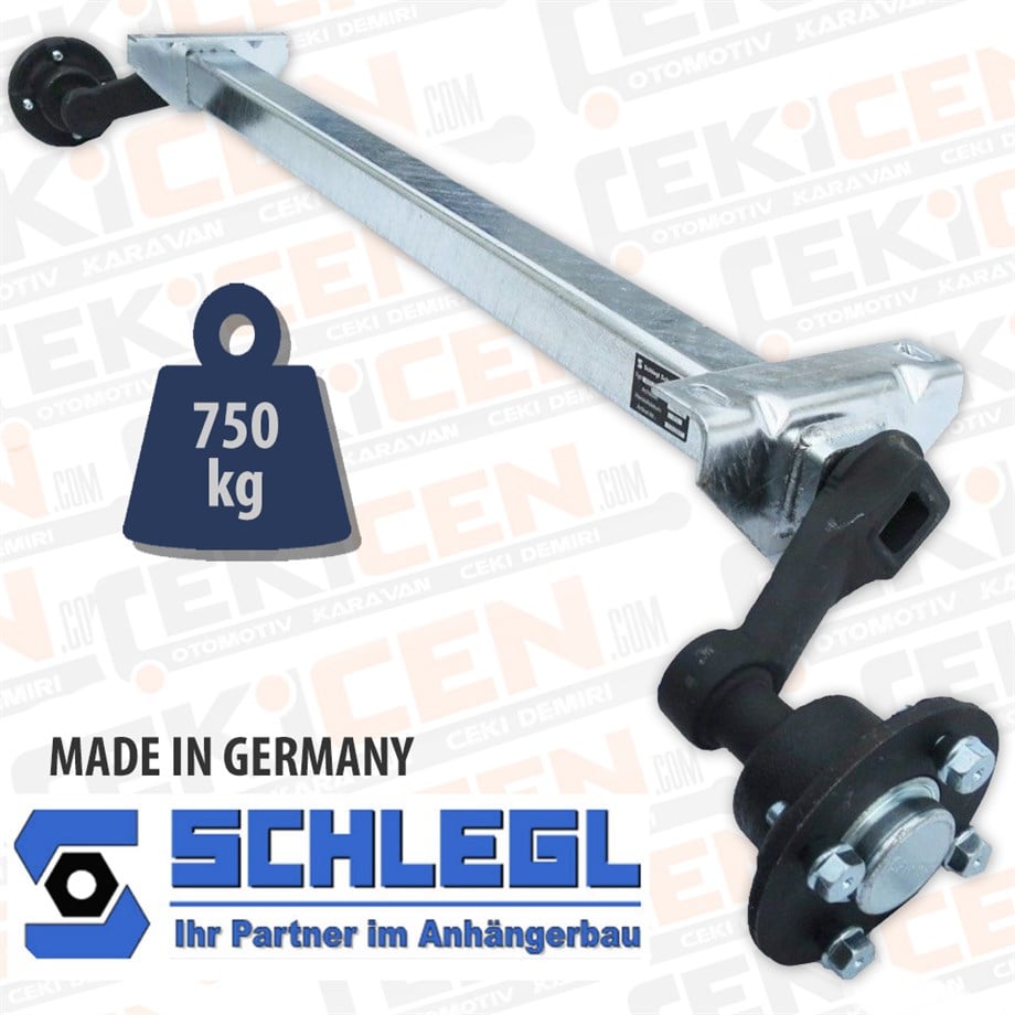 750 Kg Frensiz Torsiyon Dingil - Schlegl