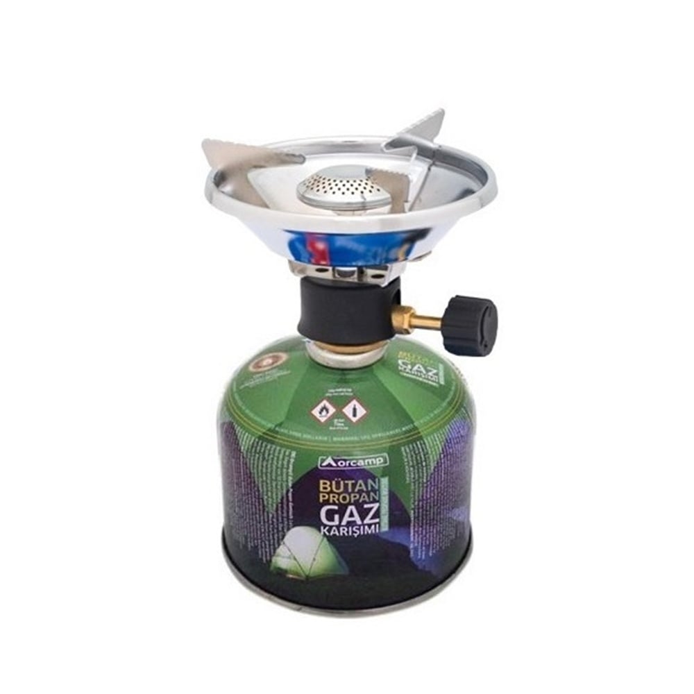 Çakmaklı ve Rüzgarlıklı Kamp Ocak - Tüplü Set - 230 gr.