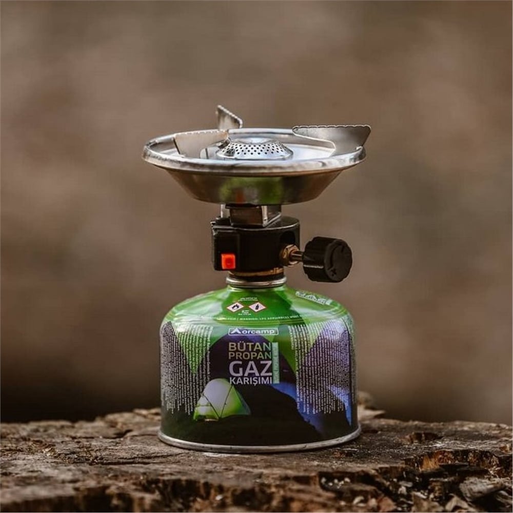 Çakmaklı ve Rüzgarlıklı Kamp Ocak - Tüplü Set - 230 gr.