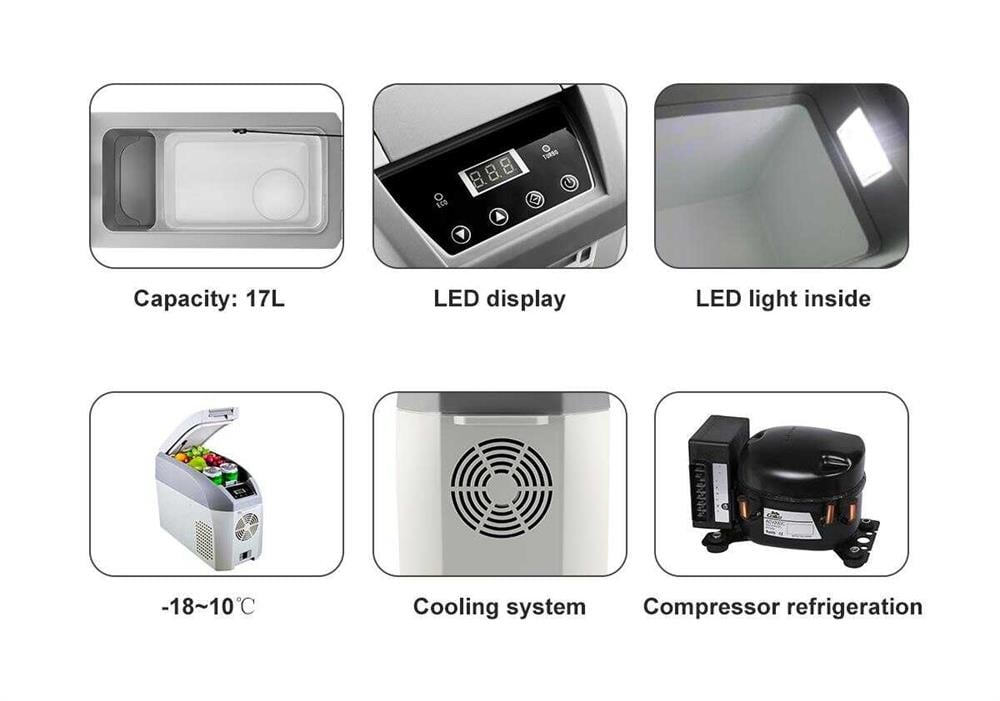 Icepeak Kompresörlü Oto Buzdolabı 12V/24V - 17 LtViyana Kompresörlü Buzdolabı - 50 Lt
