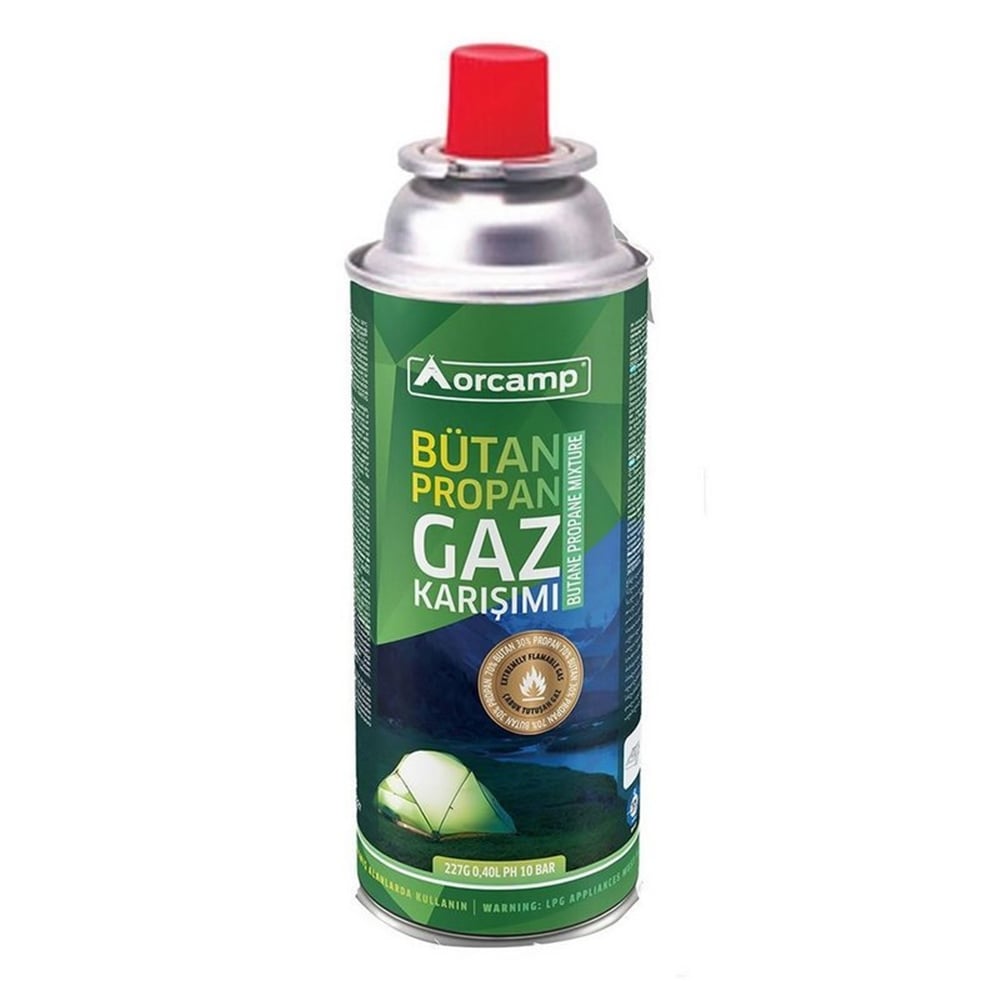 Kamp Ocağı Gaz Kartuşu - Valfli - Siboplu - 227 gr. - 3 LÜ SET